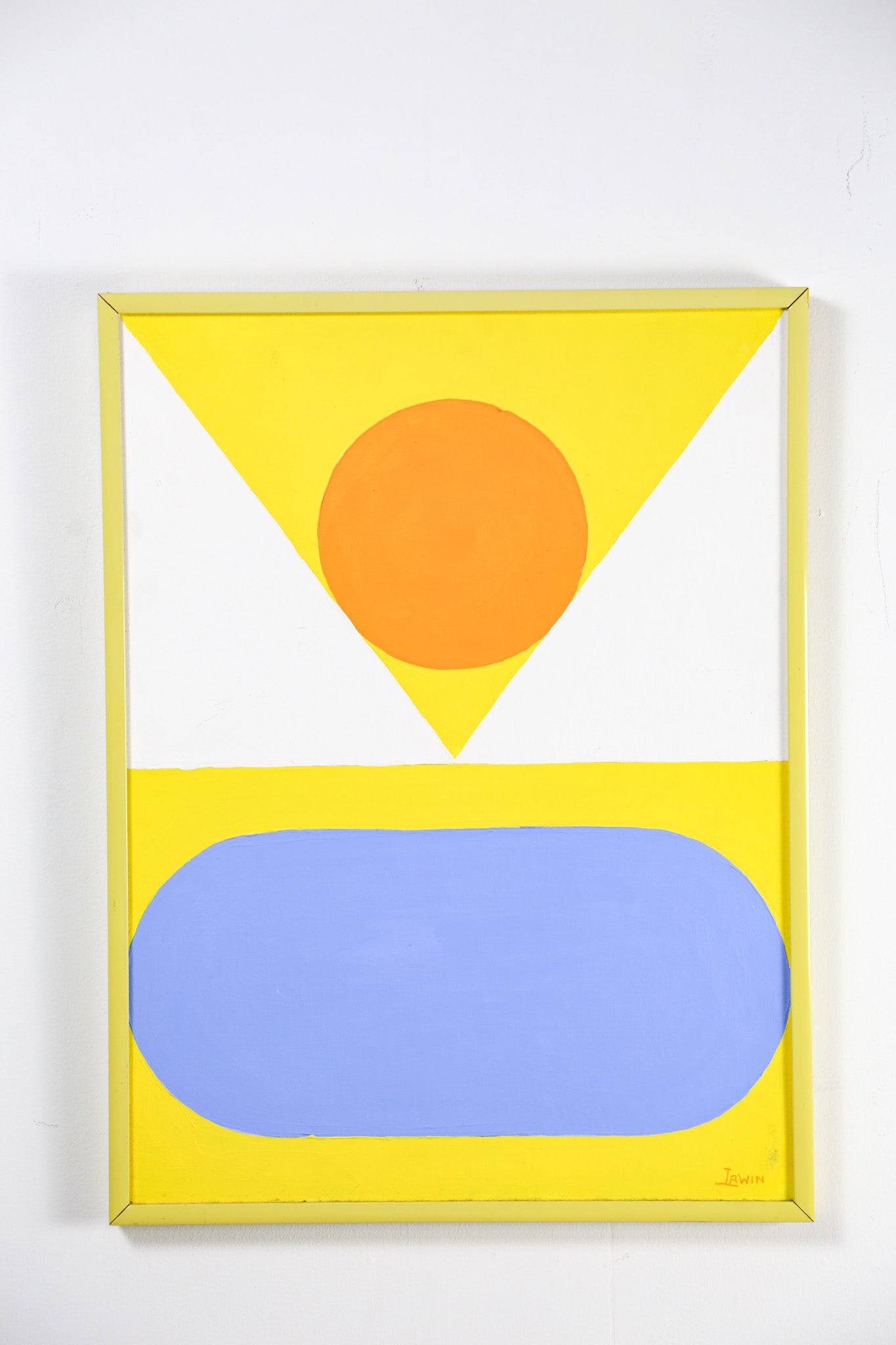 Geometric Abstract Canvas Art / キャンバス 幾何学の絵