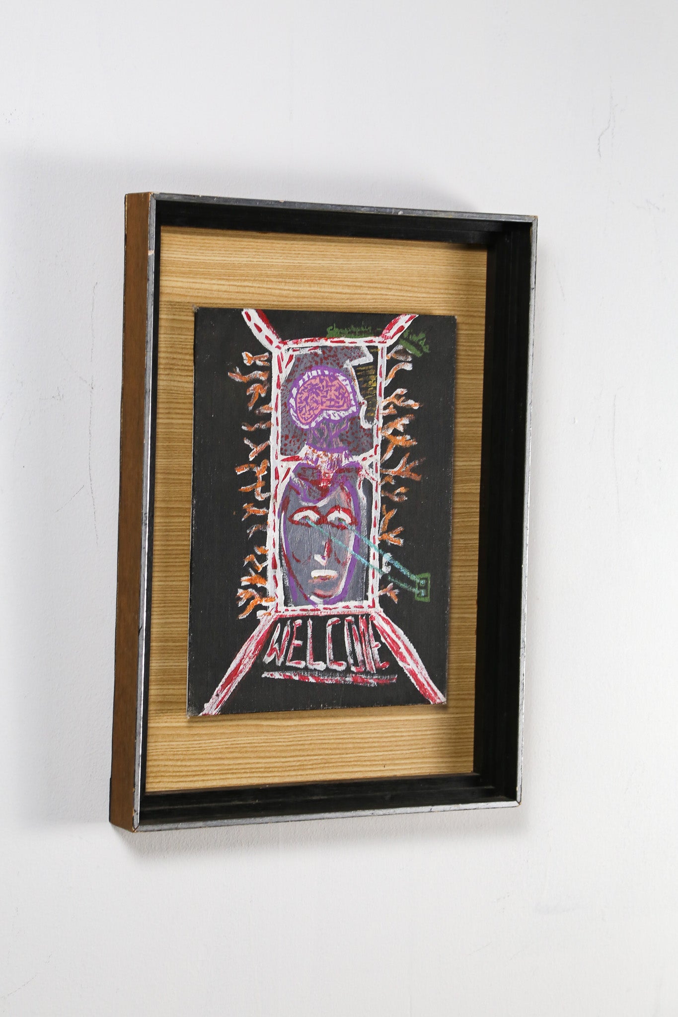 Mixed Media Art "WELCOME" / ミクストメディア アート "WELCOME