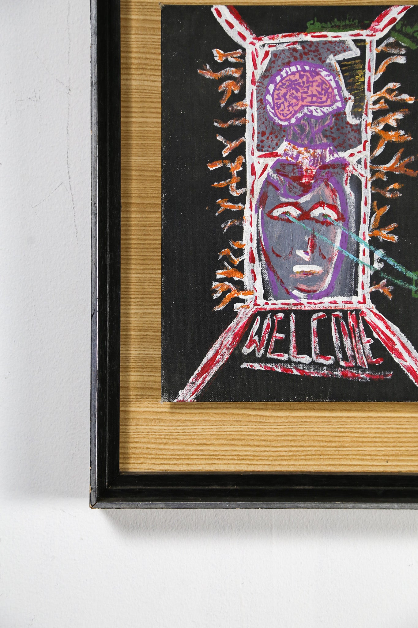 Mixed Media Art "WELCOME" / ミクストメディア アート "WELCOME