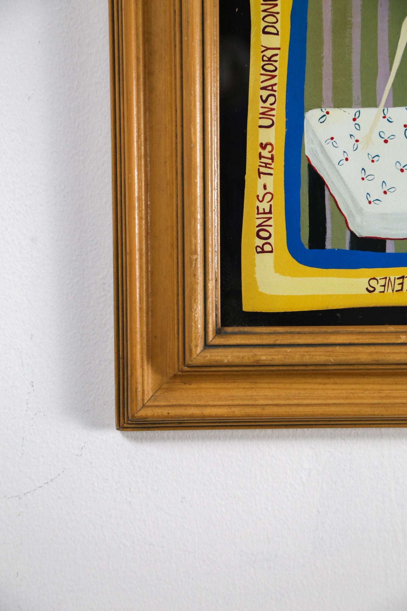 Bones—this unsavory donut maker Framed Art / ヴィンテージ フレーム アート