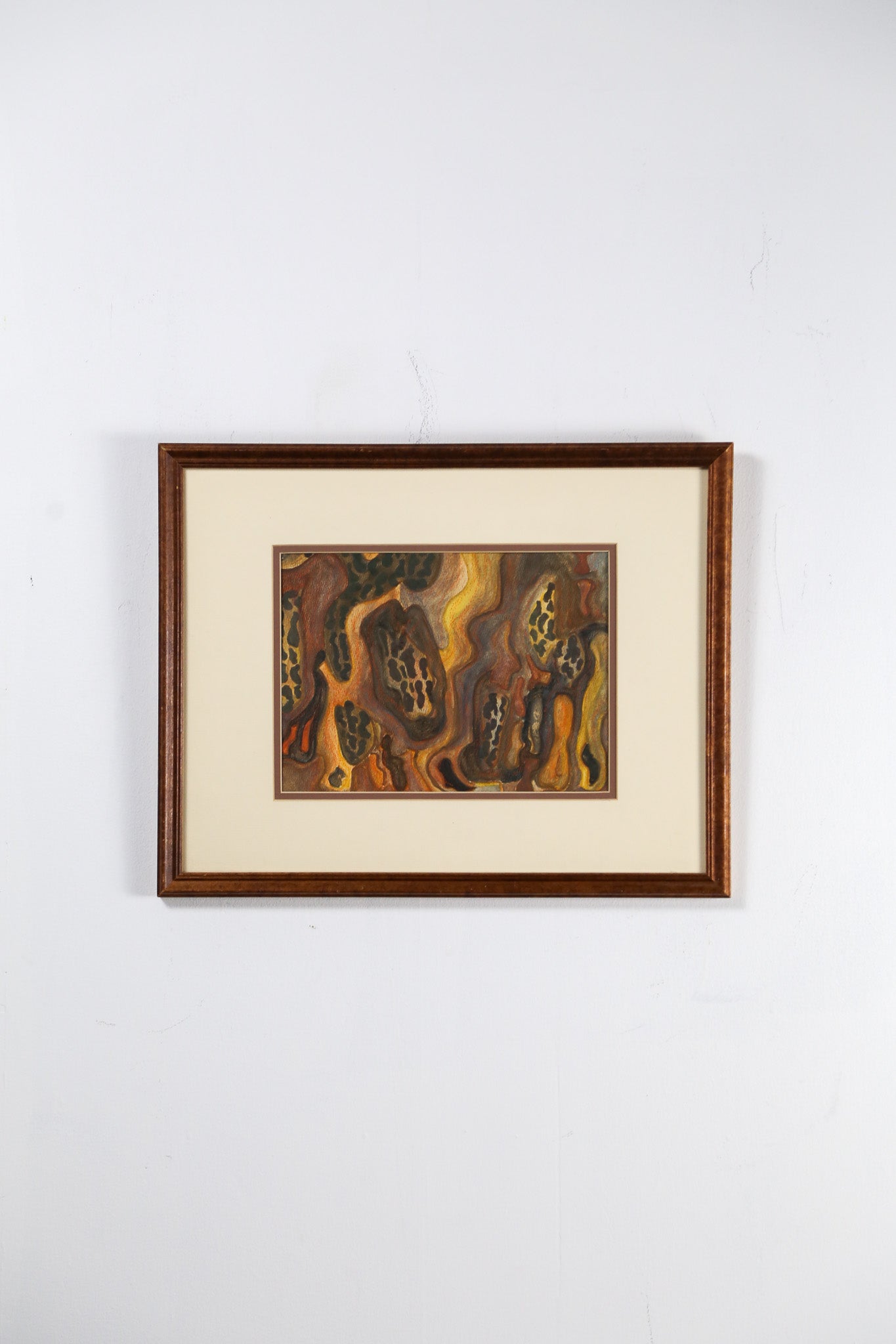 Abstract Fluid Patterns Framed Art / 抽象的な流動紋様の額装アート