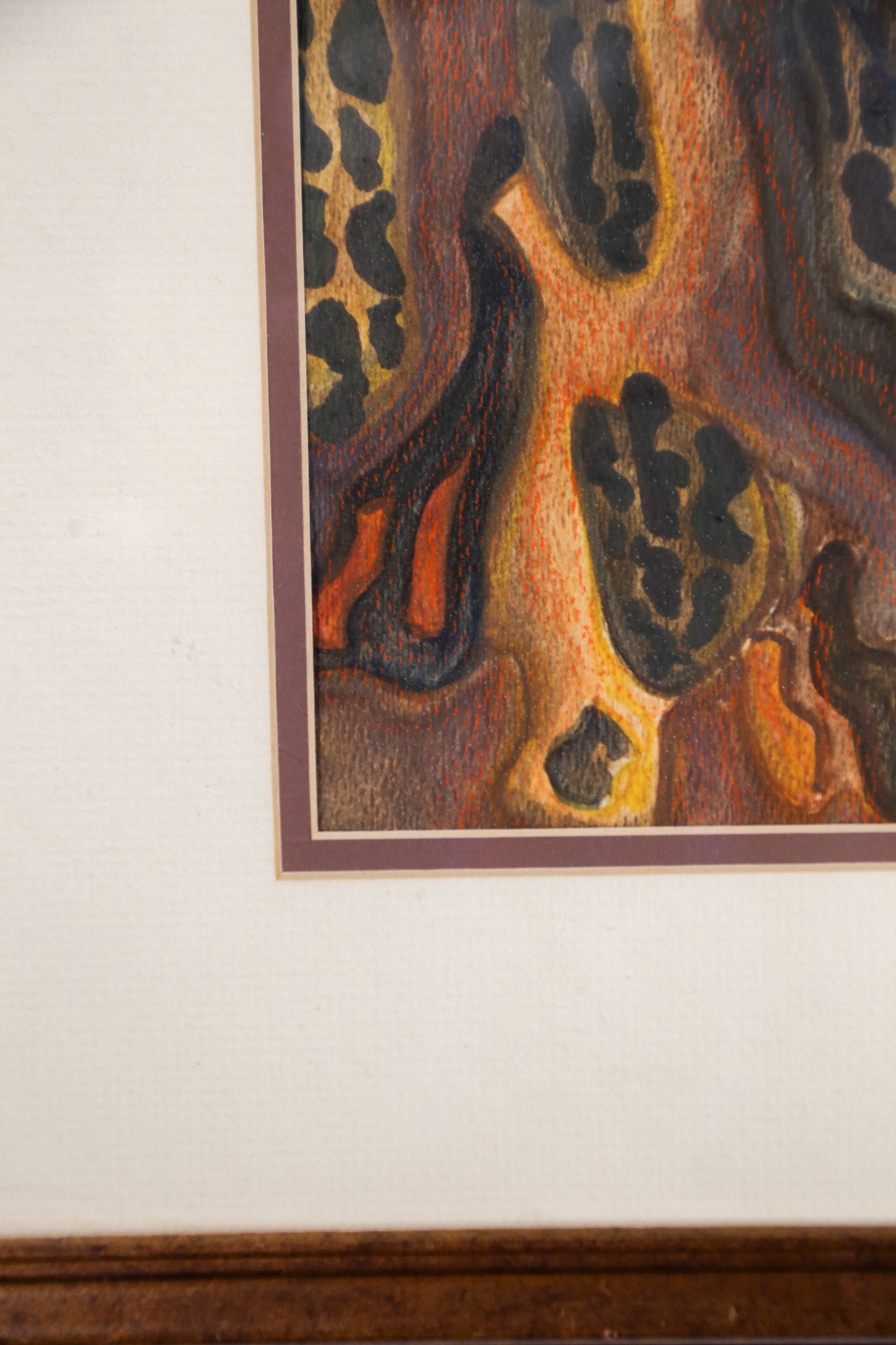 Abstract Fluid Patterns Framed Art / 抽象的な流動紋様の額装アート