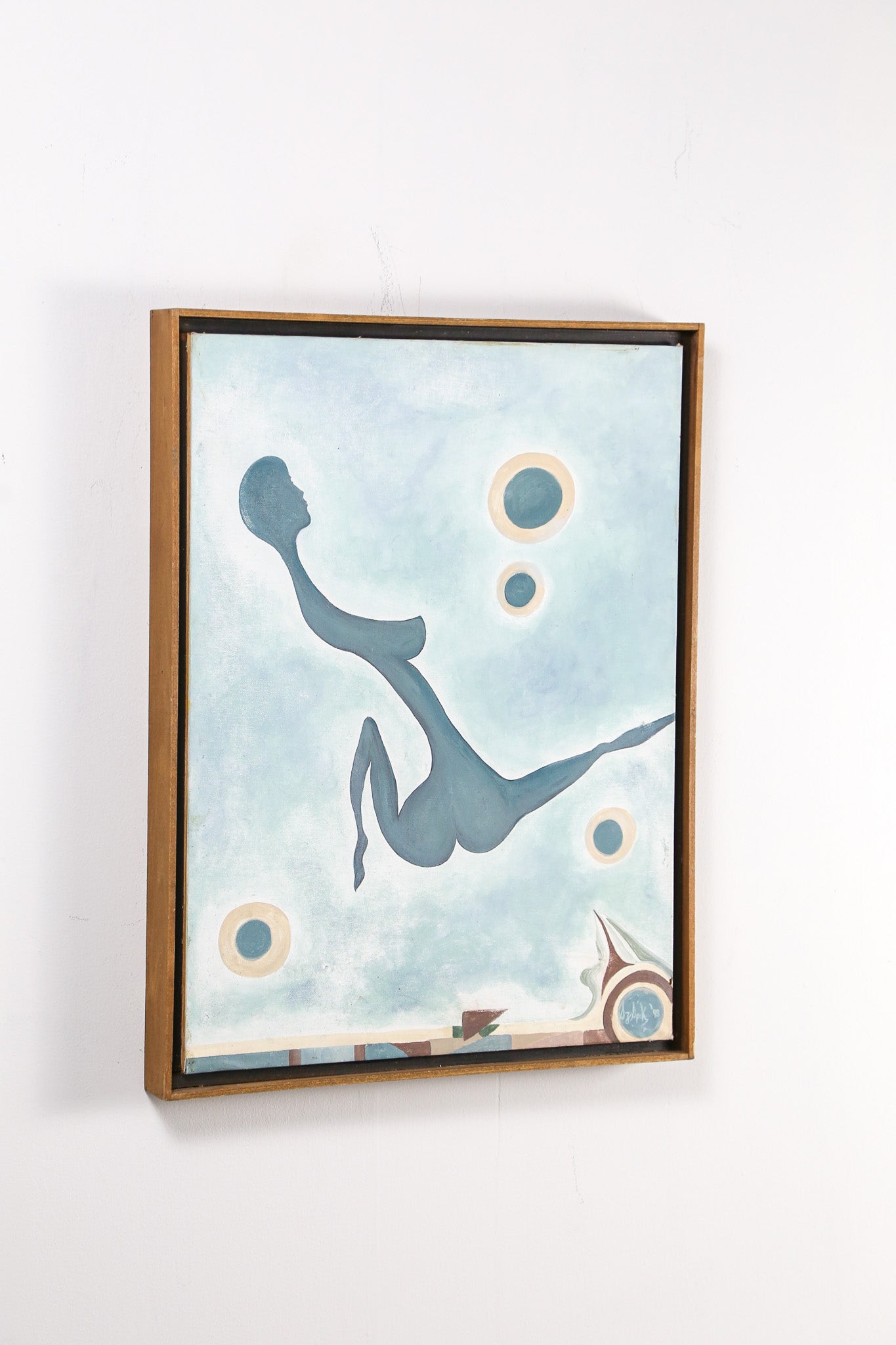 Surrealist Female Form Abstract Painting / シュルレアリスム 女性像 抽象画