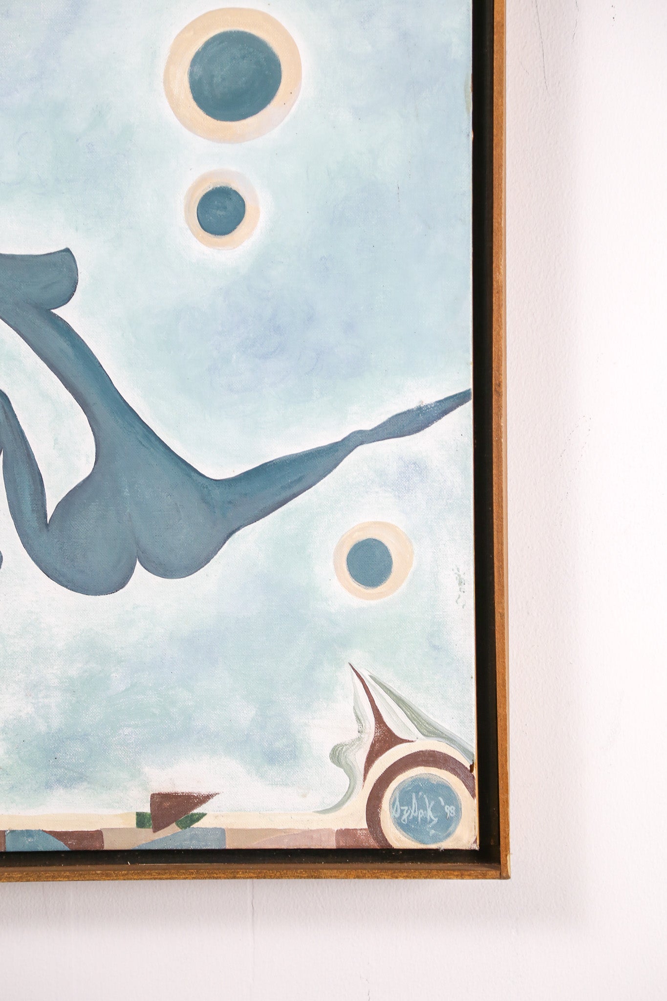 Surrealist Female Form Abstract Painting / シュルレアリスム 女性像 抽象画