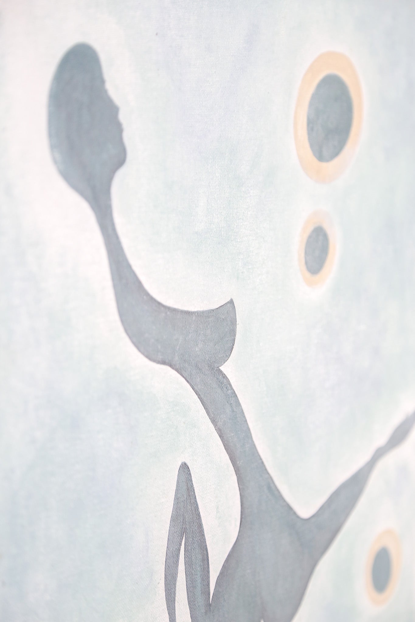 Surrealist Female Form Abstract Painting / シュルレアリスム 女性像 抽象画