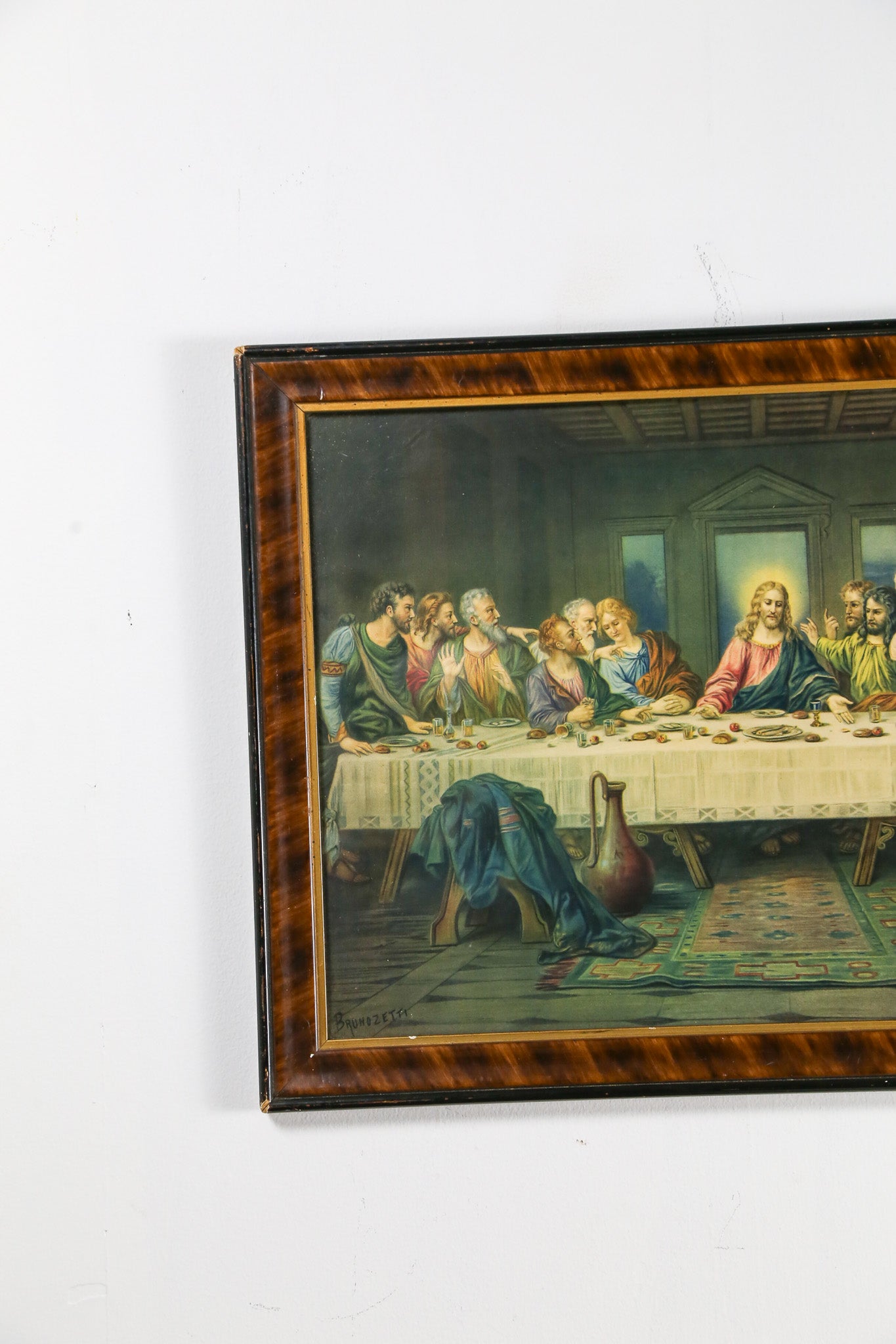 The Last Supper Framed Print / 最後の晩餐 フレーム入りプリント画