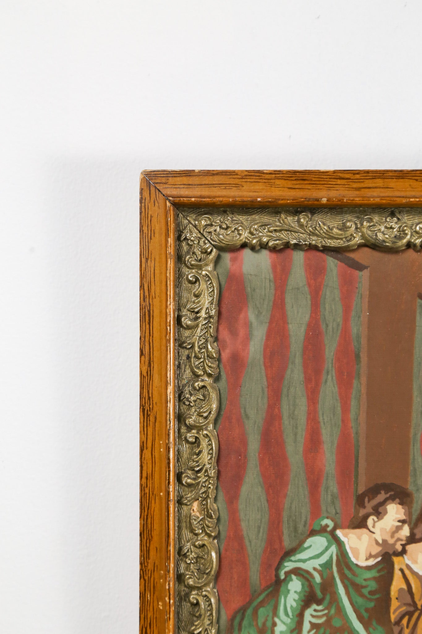 The Last Supper Framed Oil Painting / 最後の晩餐 額装オイルペインティング