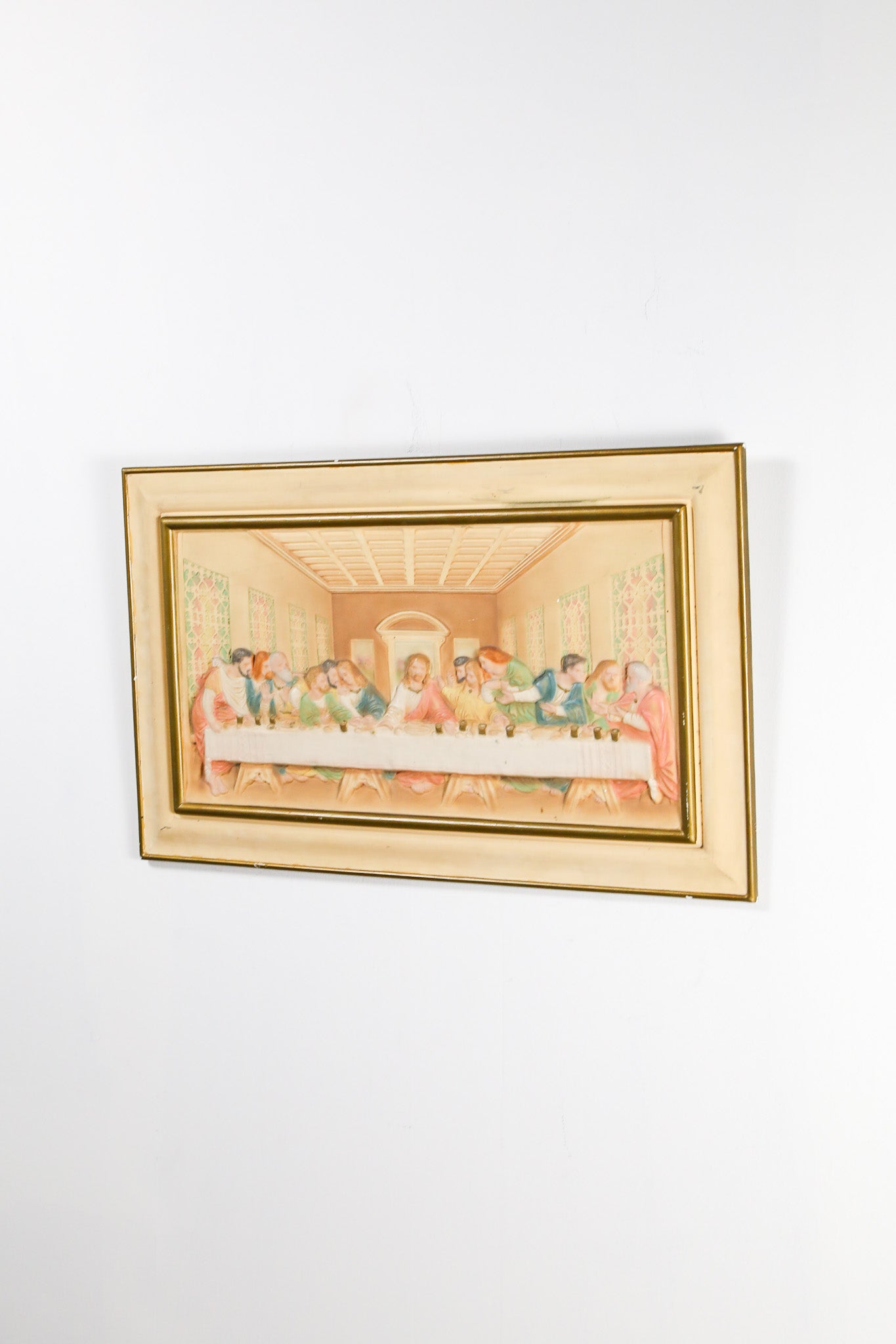 Plaster Relief "The Last Supper" / 石膏 レリーフ 最後の晩餐