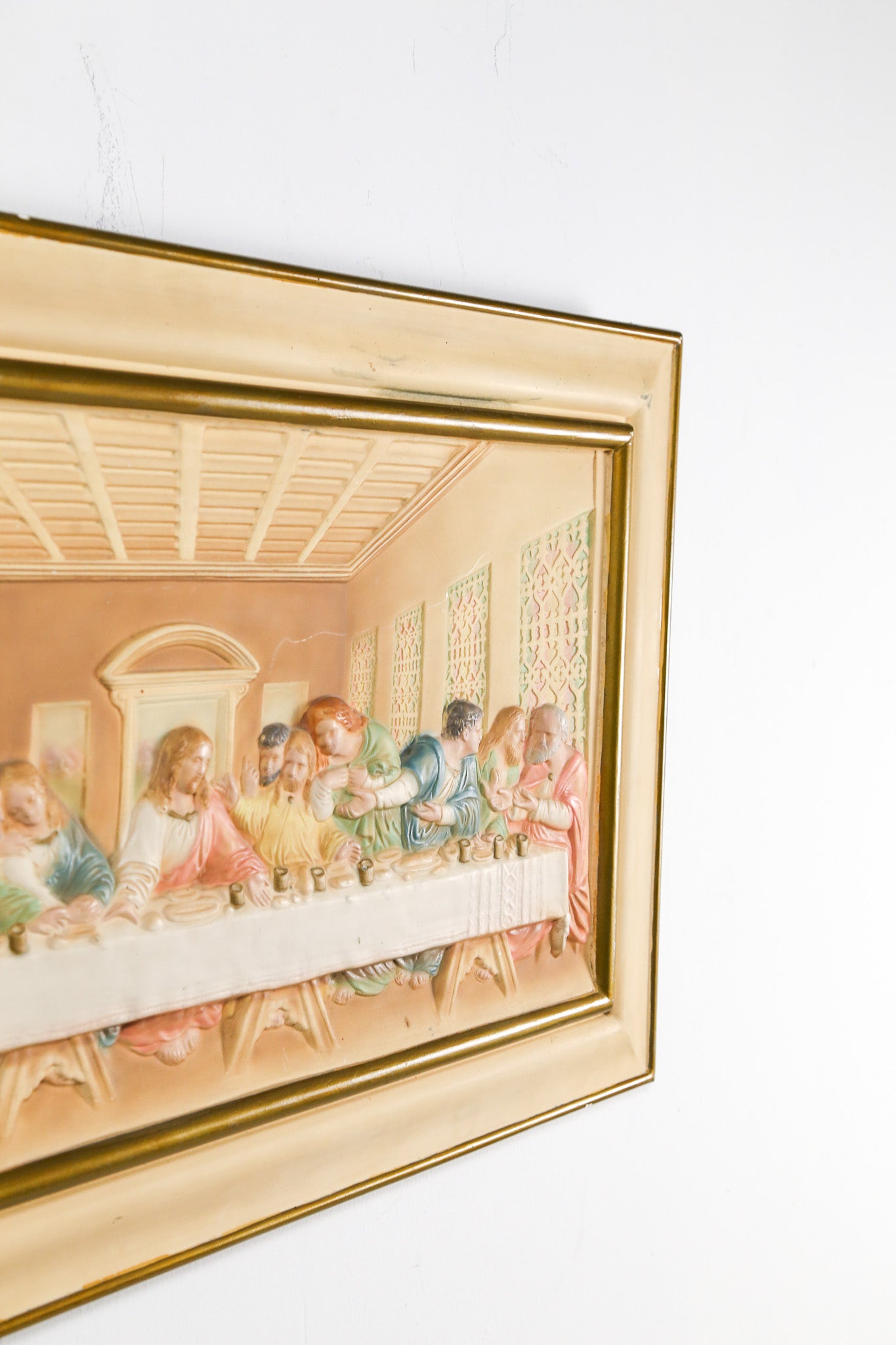Plaster Relief "The Last Supper" / 石膏 レリーフ 最後の晩餐