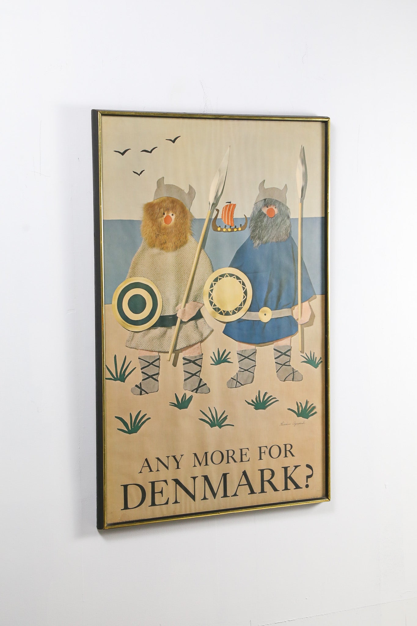ANY MORE FOR DENMARK Poster / デンマーク ヴィンテージポスター