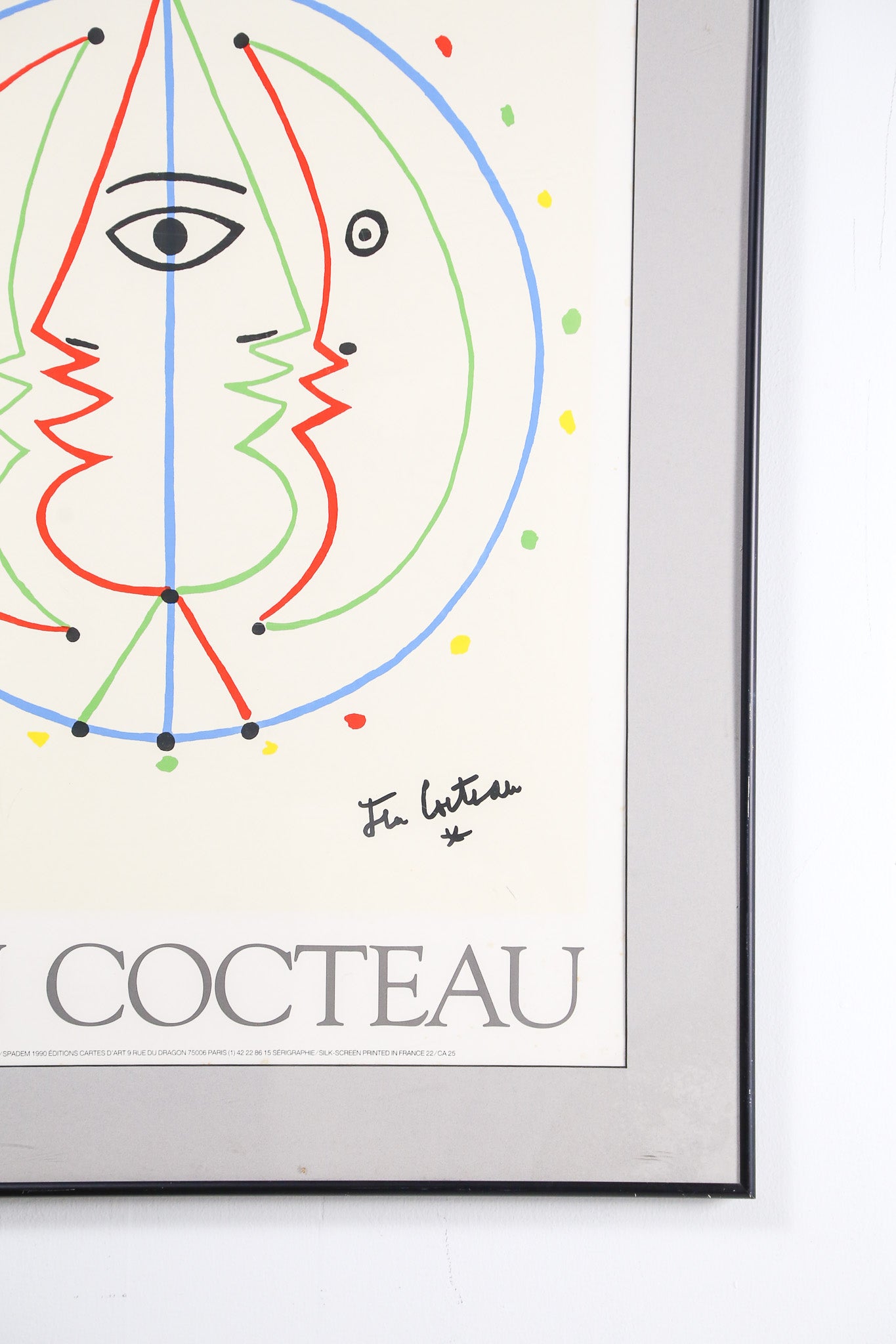 JEAN COCTEAU Poster / ジャン・コクトー ポスター「月」