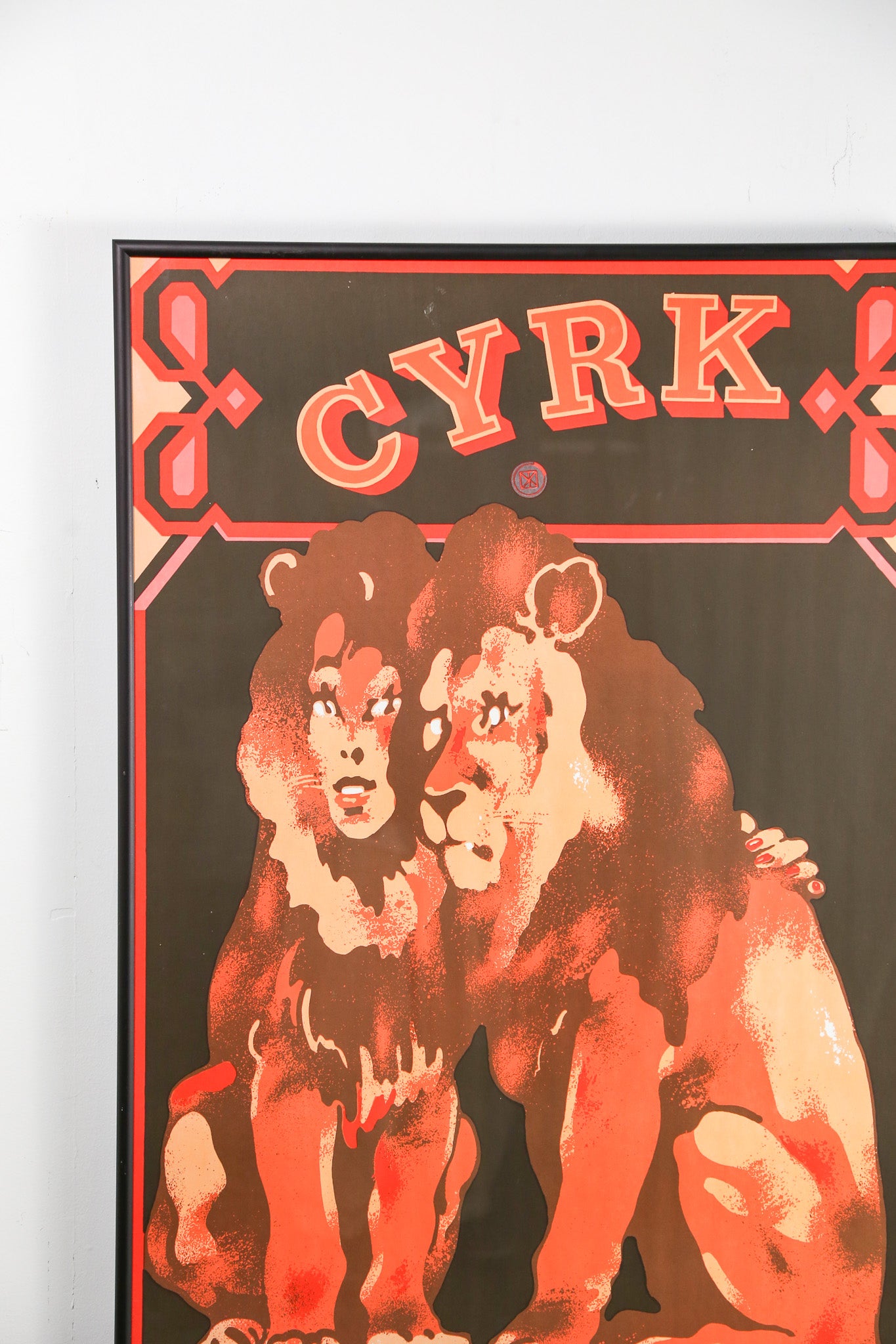 Cyrk "Lions" Poster / ポーランド・サーカス「ライオン」ポスター