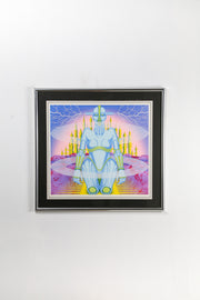 Vintage Screenprint "Celestial Sentinel" by Mike Mills / マイク・ミルズ シルクスクリーン「セレスティアル・センチネル」