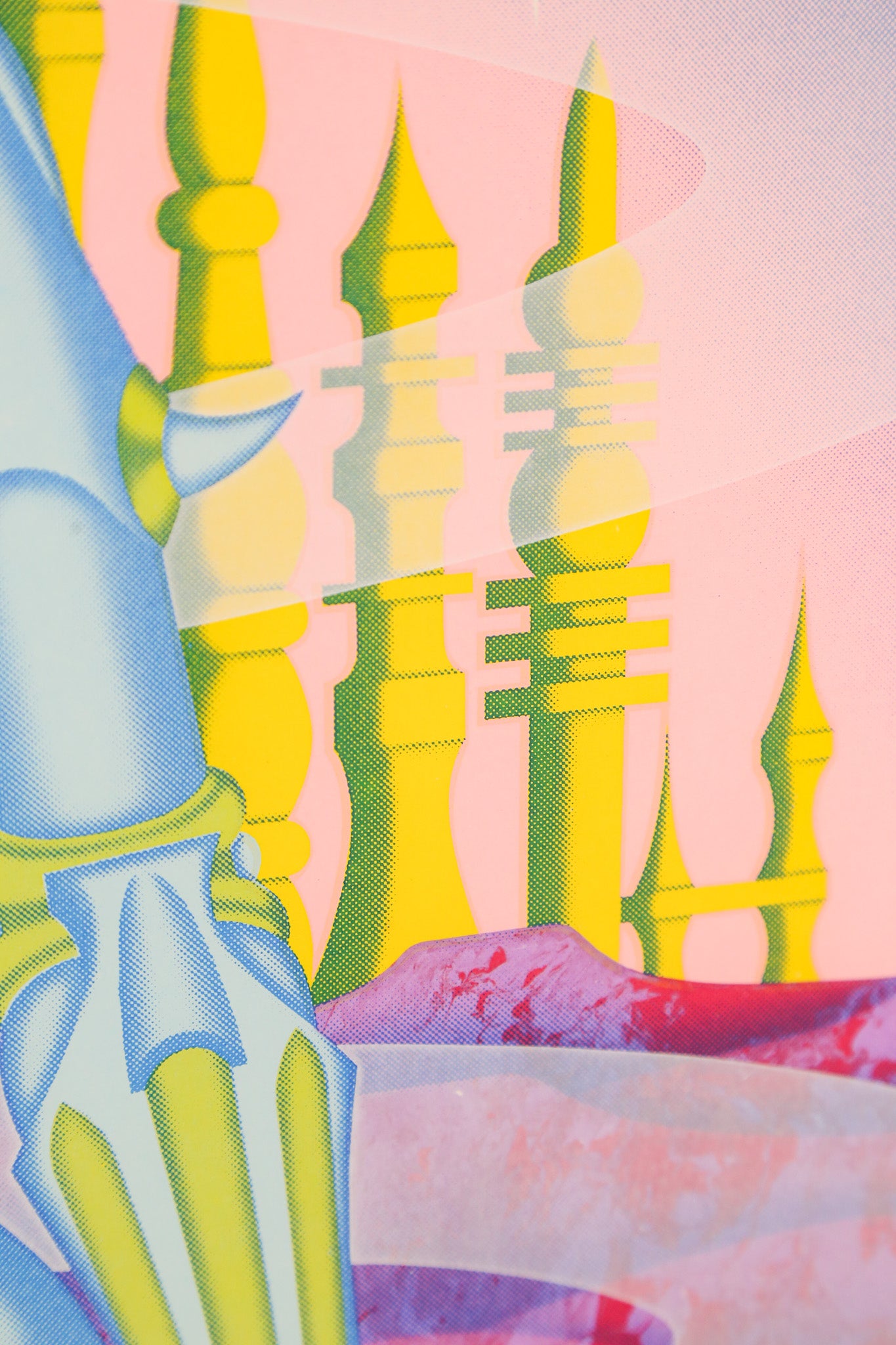 Vintage Screenprint "Celestial Sentinel" by Mike Mills / マイク・ミルズ シルクスクリーン「セレスティアル・センチネル」