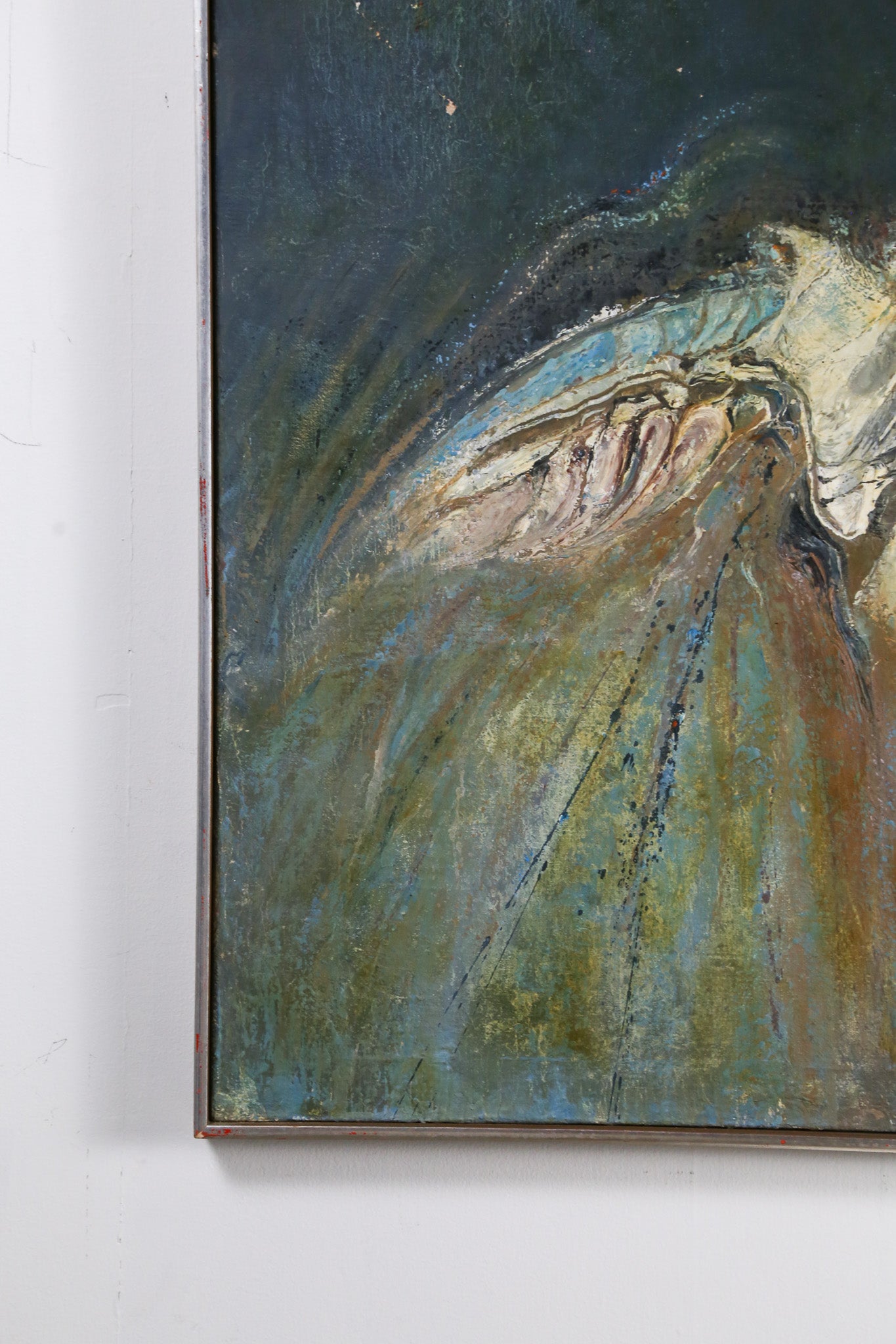 Vintage Abstract Oil Painting / ヴィンテージ 抽象画