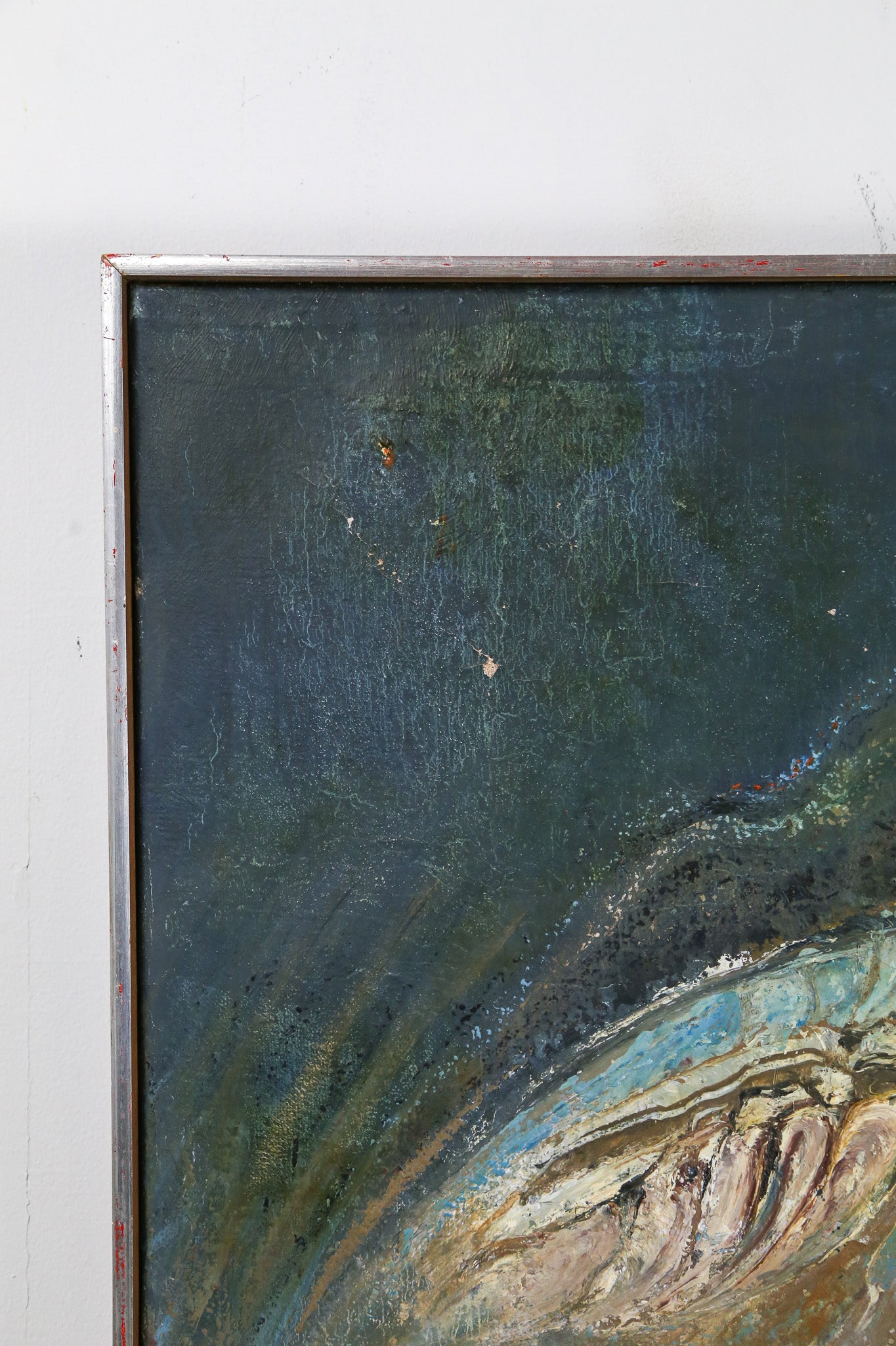 Vintage Abstract Oil Painting / ヴィンテージ 抽象画