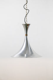 Trumpet Shape Pendant Light / シルバー ラッパ型ライト