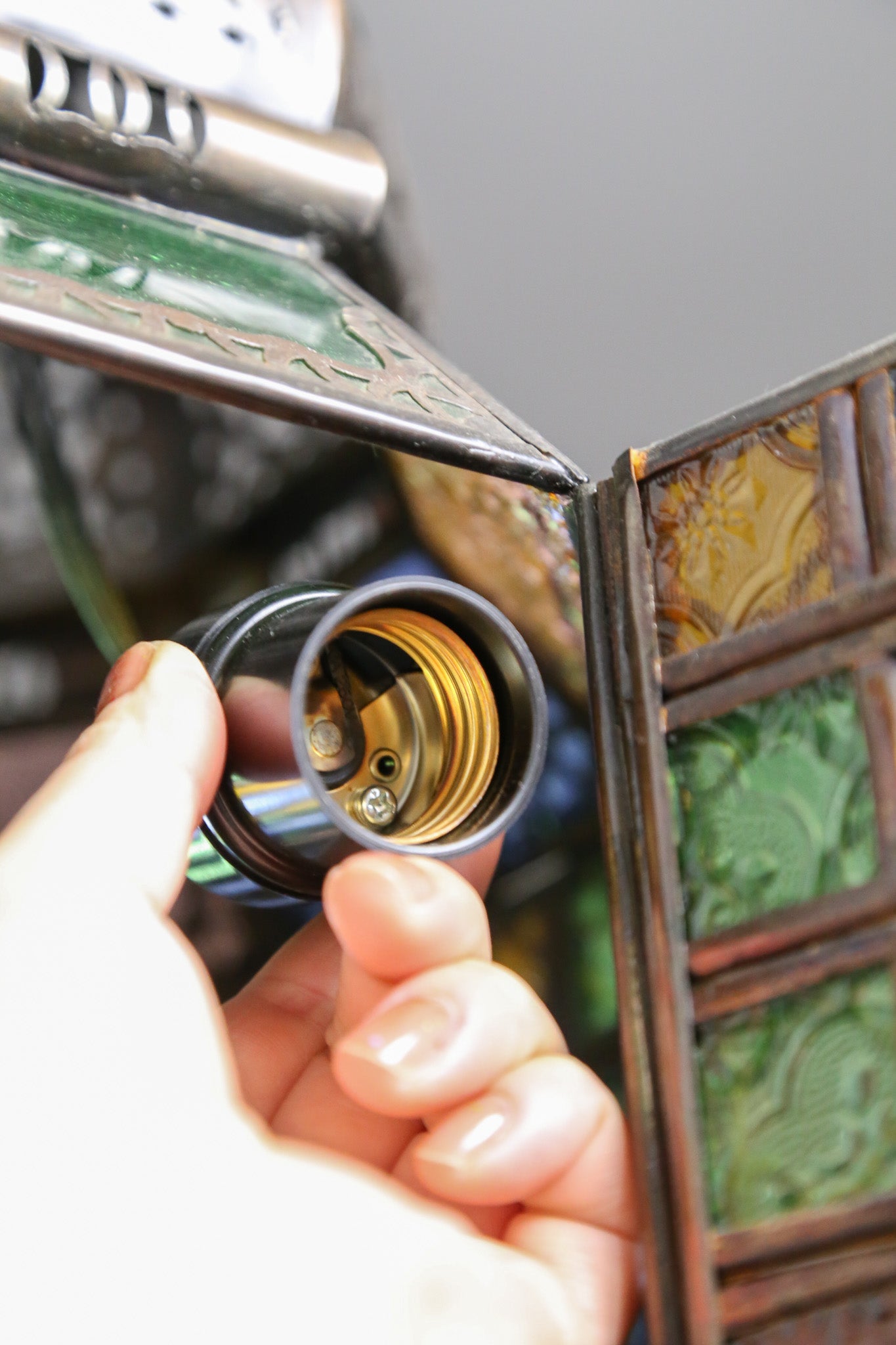 Moroccan Style Stained Glass Pendant Light / モロッカンスタイル ステンドグラス ペンダントライト