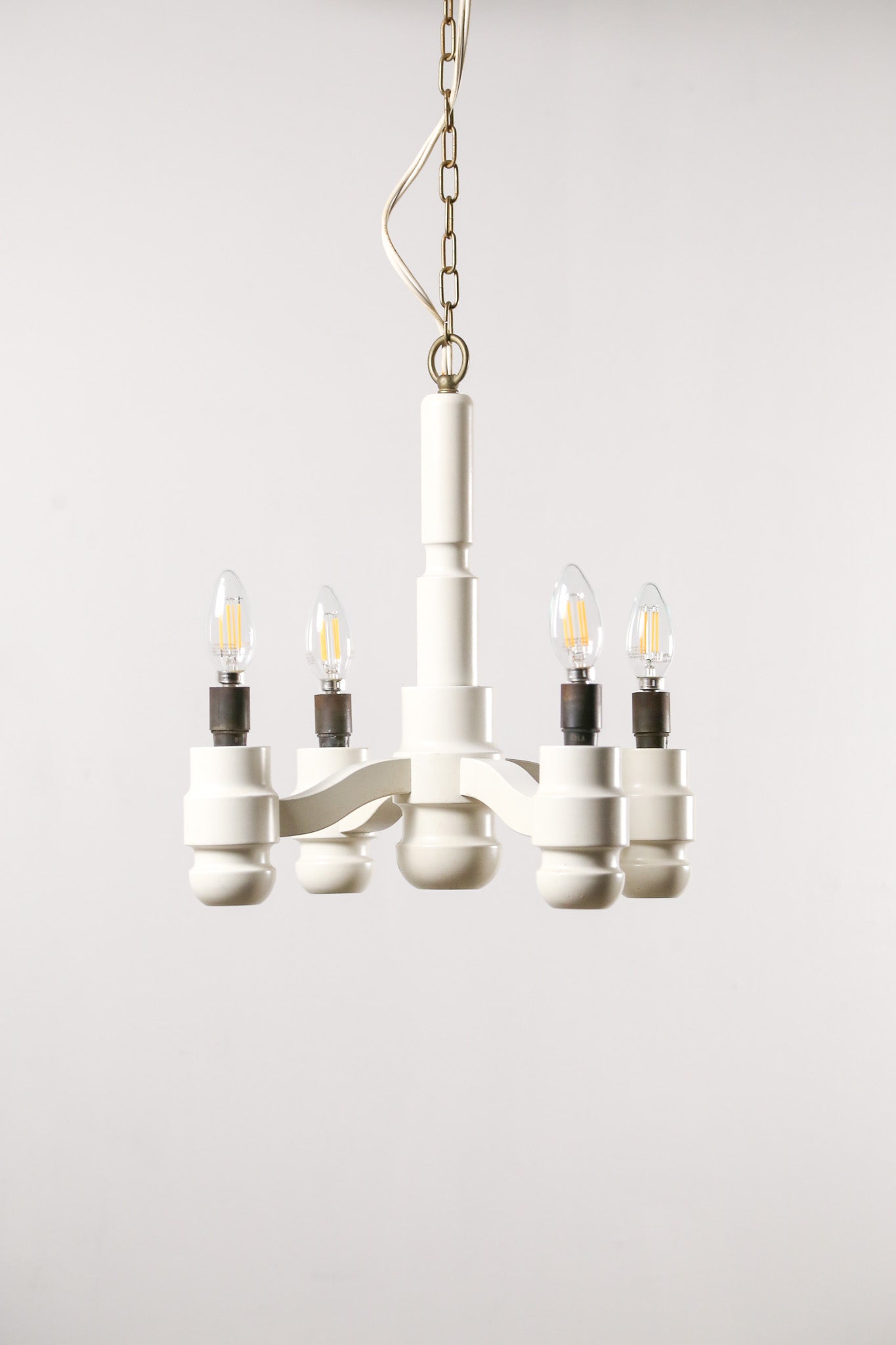 White Minimalist Chandelier / ホワイトミニマルシャンデリア