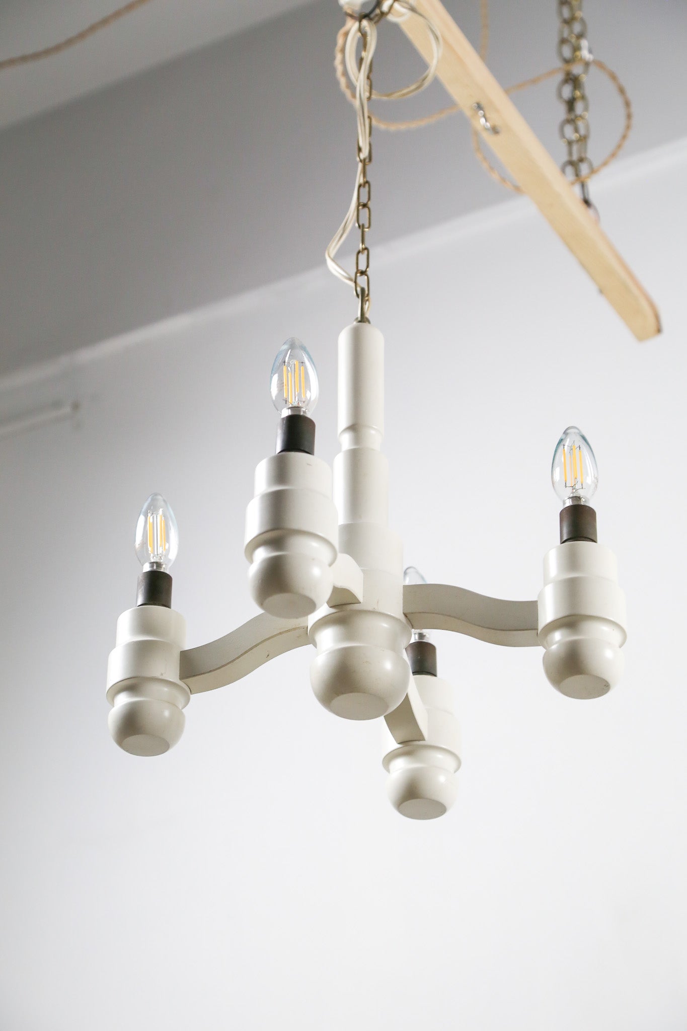 White Minimalist Chandelier / ホワイトミニマルシャンデリア