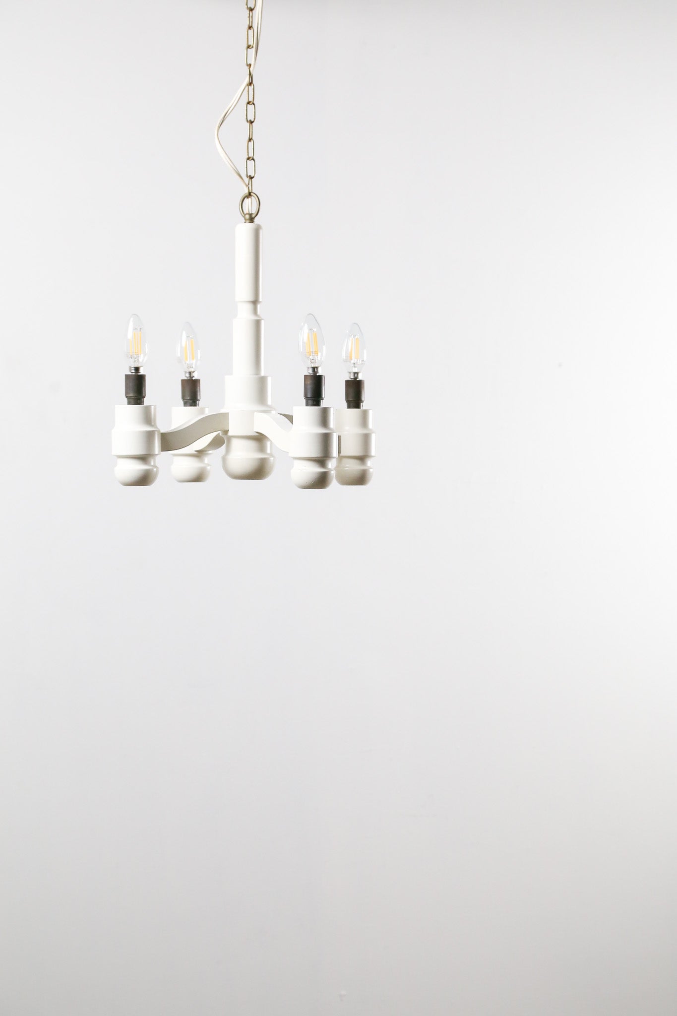 White Minimalist Chandelier / ホワイトミニマルシャンデリア