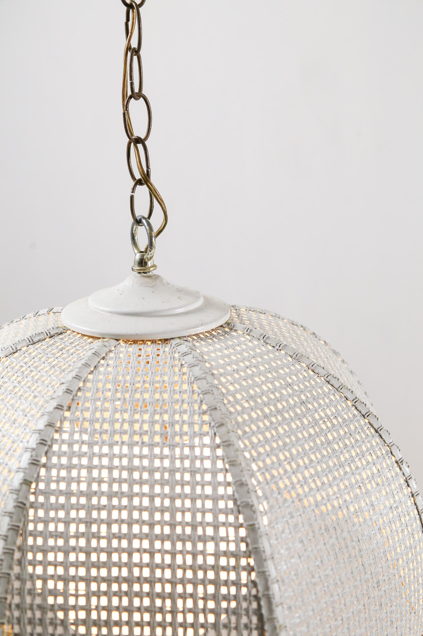 Woven Wire Scalloped Pendant Light / メッシュワイヤー スカラップ ペンダントライト
