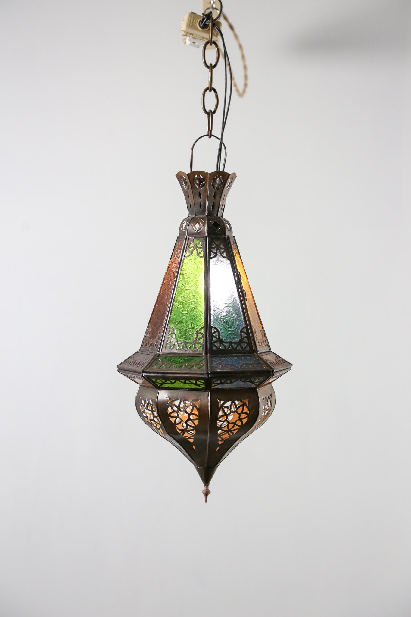 Moroccan Style Stained Glass Pendant Light / モロッカンスタイル ステンドグラス ペンダントライト