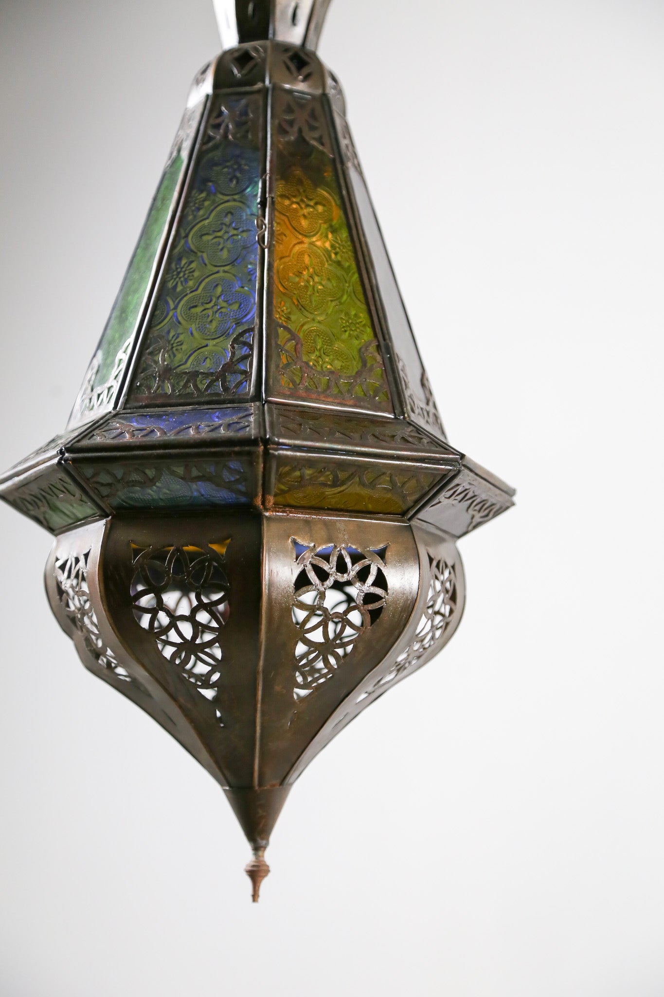 Moroccan Style Stained Glass Pendant Light / モロッカンスタイル ステンドグラス ペンダントライト