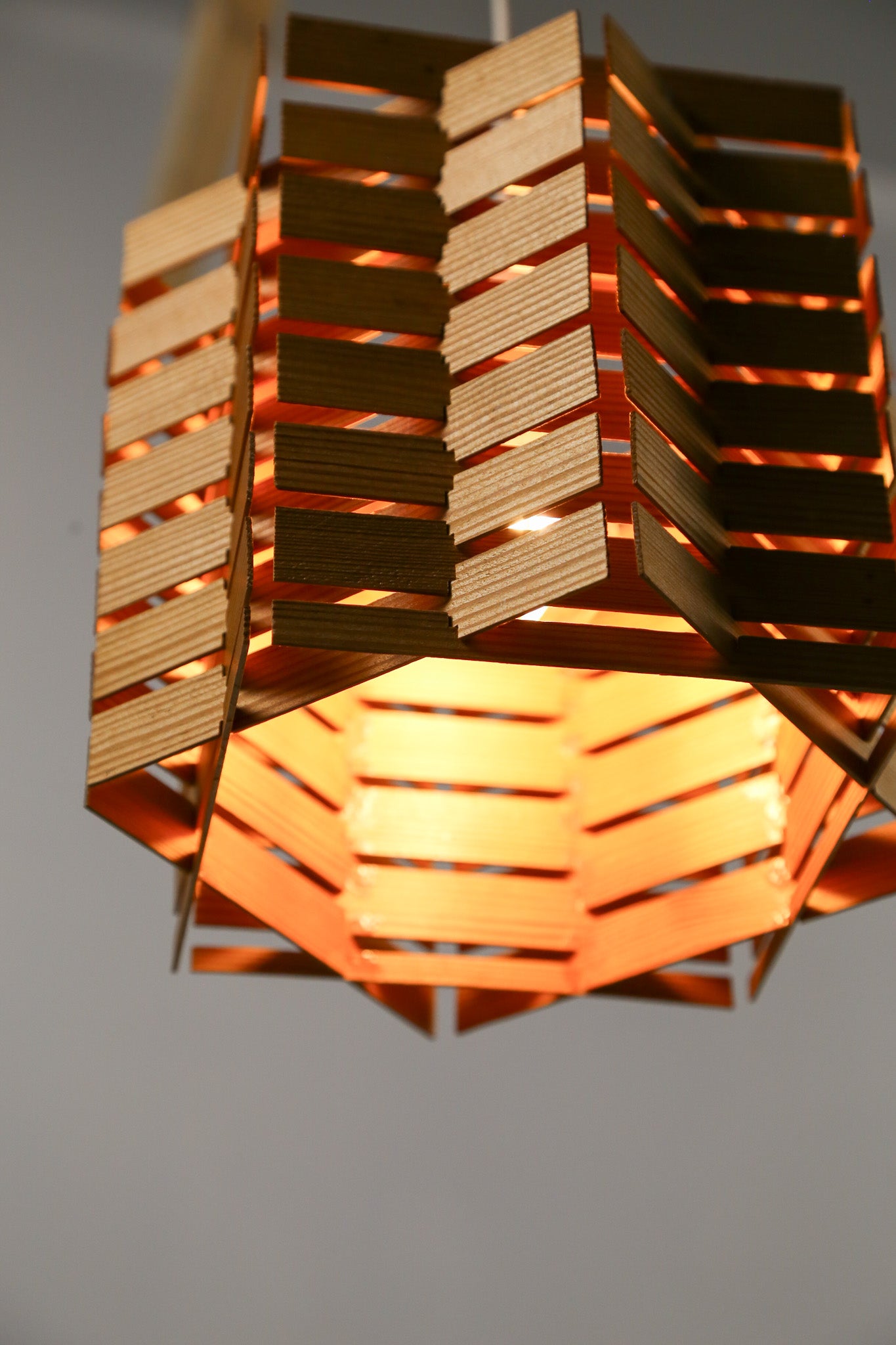 Interlocking Wood Table Lamp / 組み木 ランプ