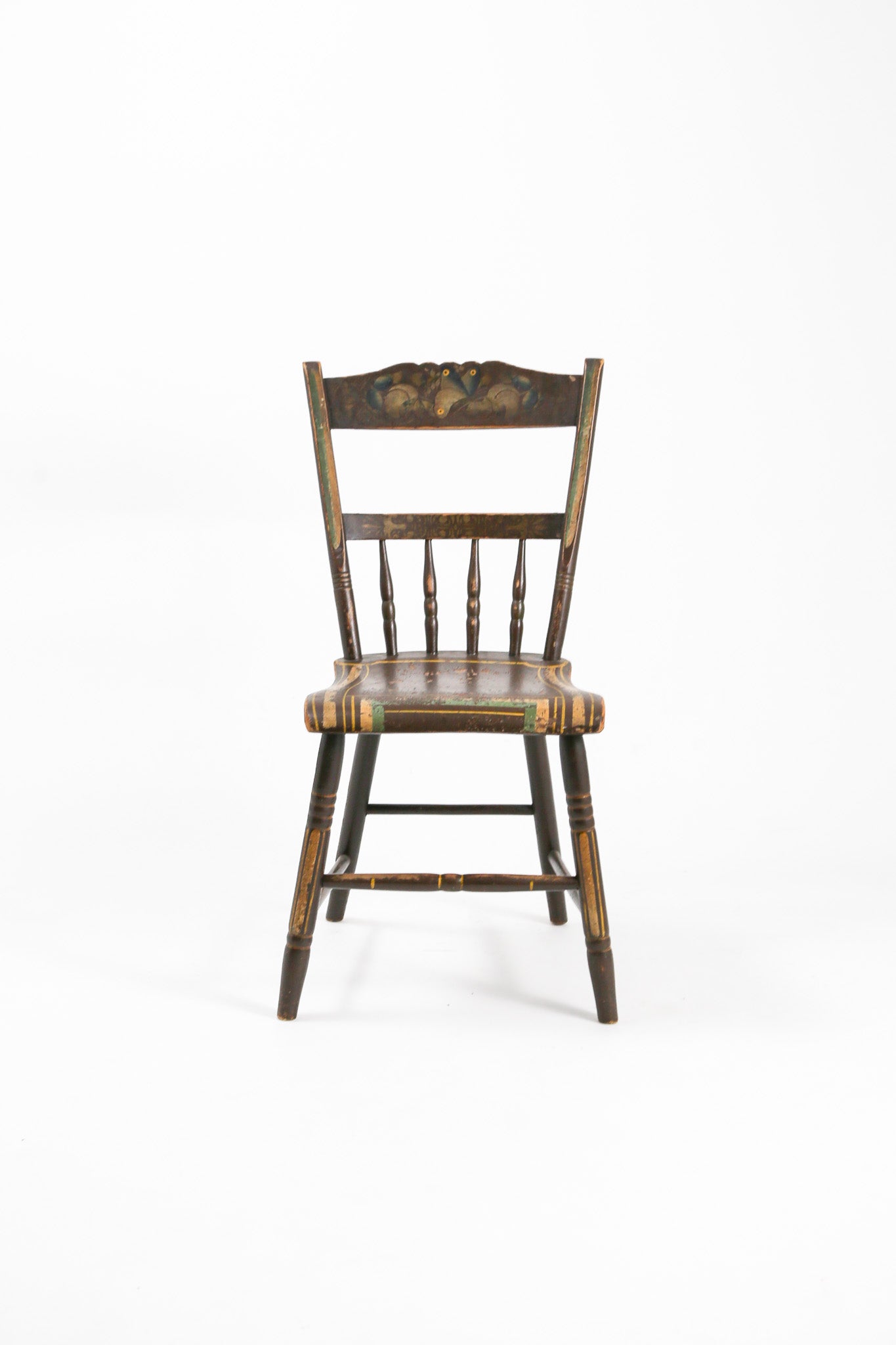 Hitchcock Style Painted Chair / アンティーク ペイントチェア