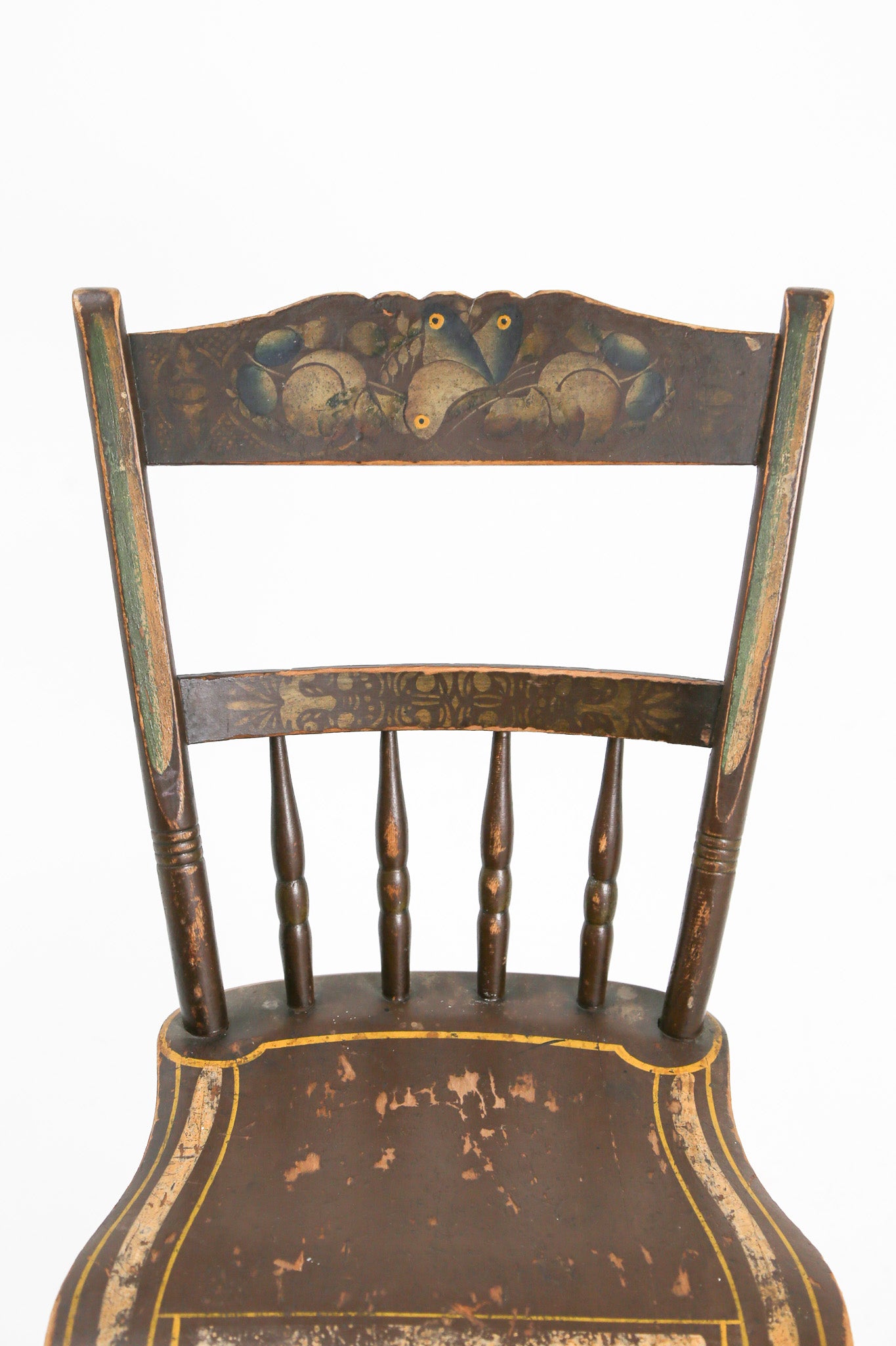 Hitchcock Style Painted Chair / アンティーク ペイントチェア