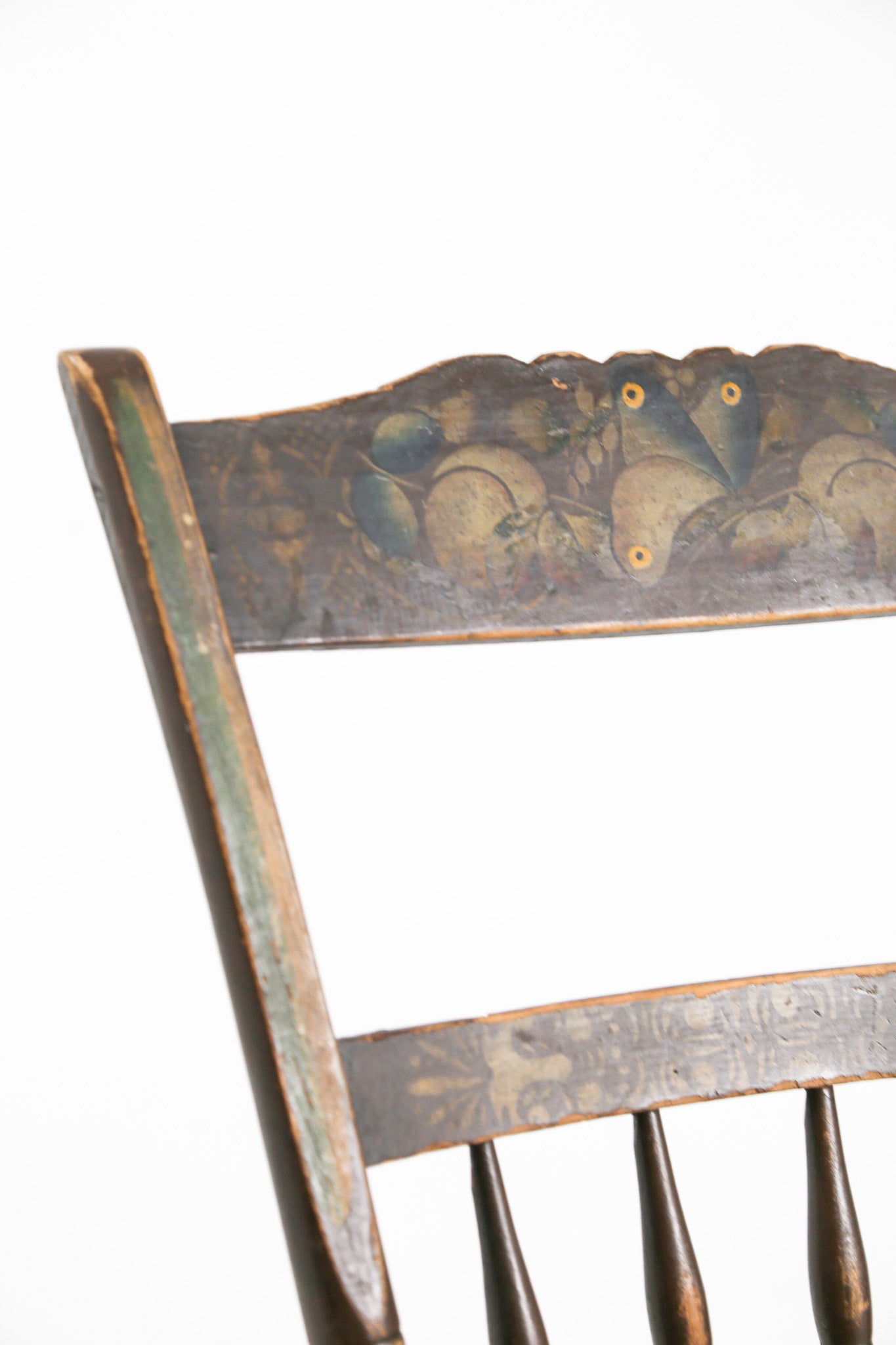 Hitchcock Style Painted Chair / アンティーク ペイントチェア
