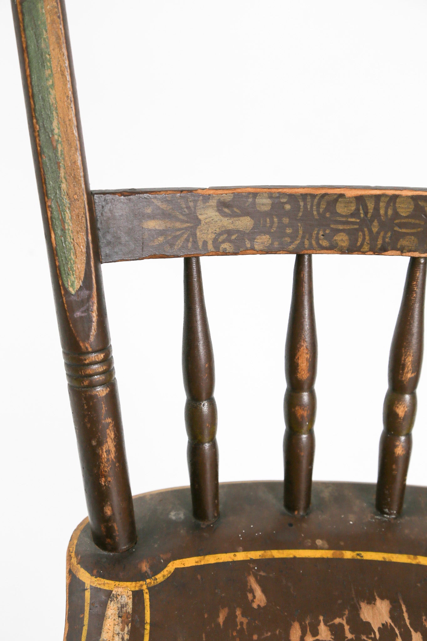 Hitchcock Style Painted Chair / アンティーク ペイントチェア