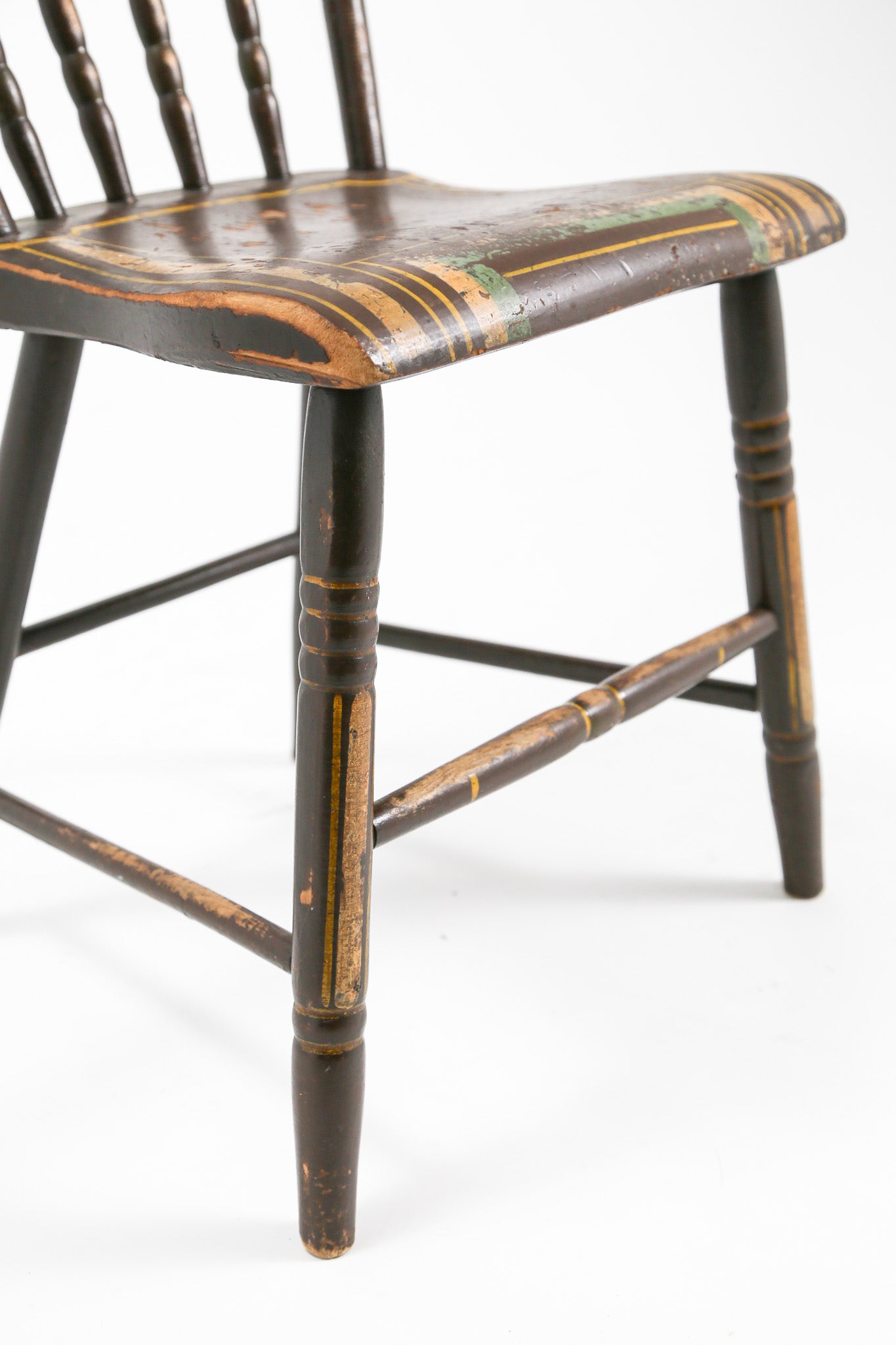 Hitchcock Style Painted Chair / アンティーク ペイントチェア