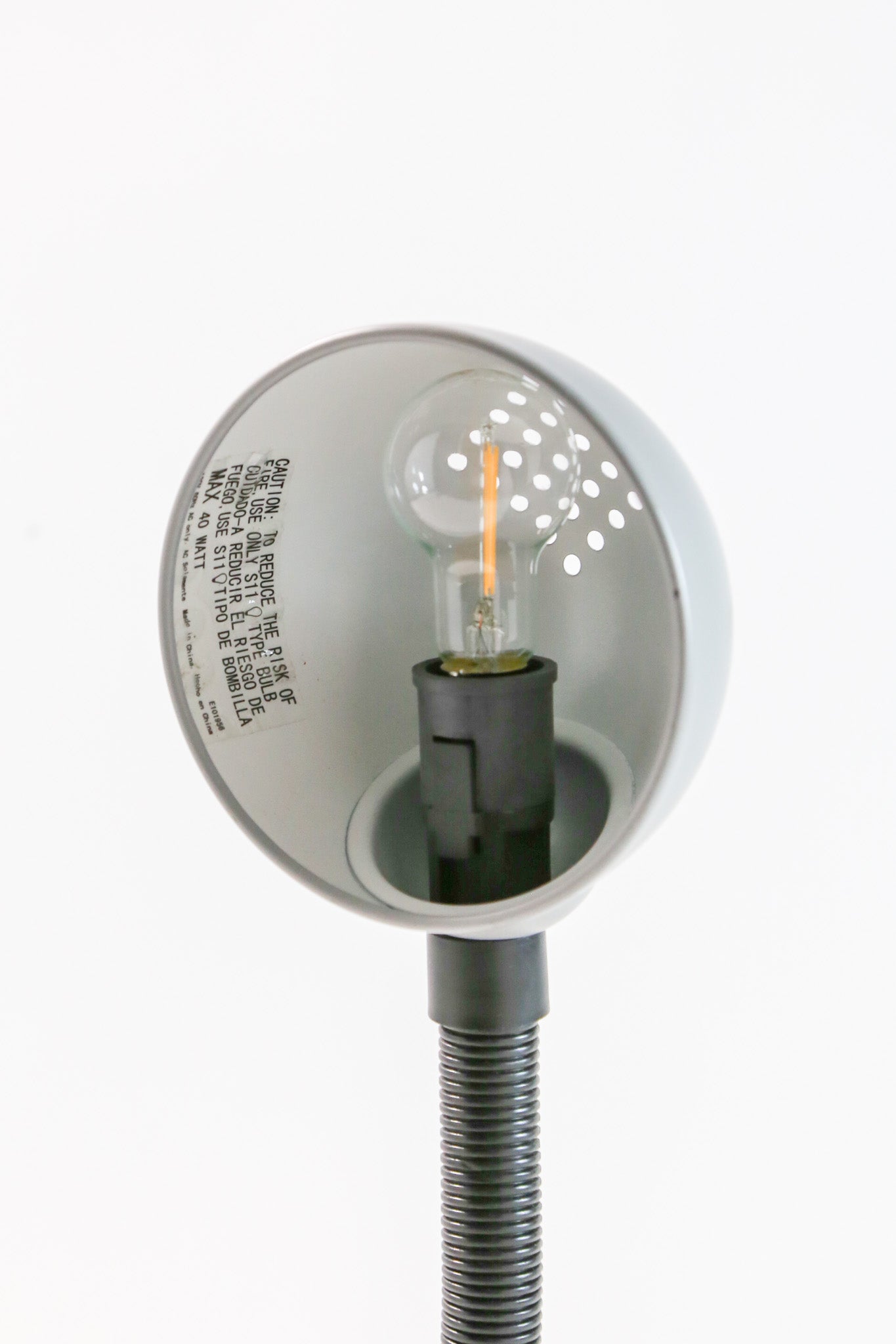 Silver & Black Gooseneck Desk Light / シルバー×黒 グースネック デスクライト