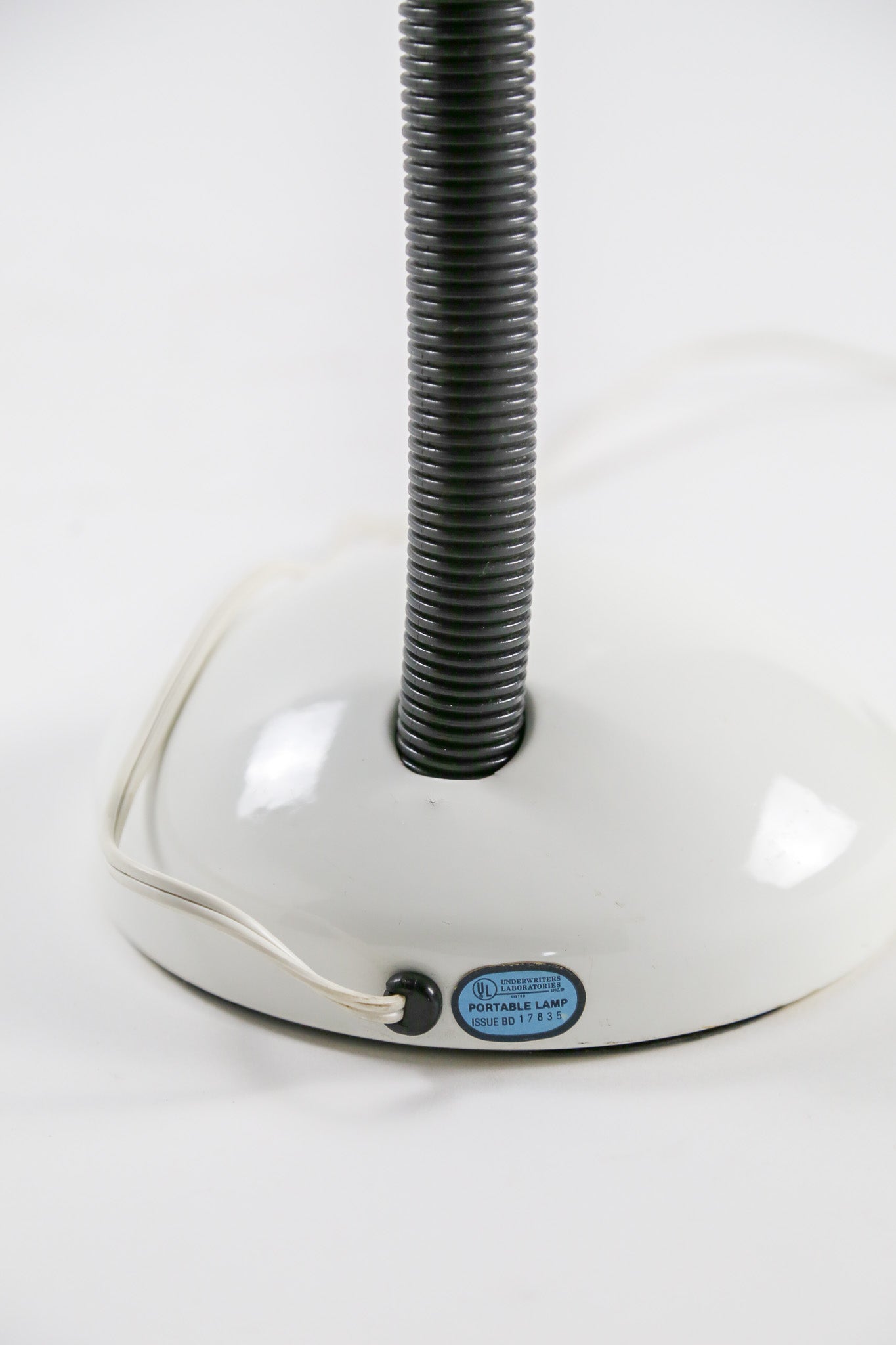 White & Black Gooseneck Desk Lamp / 白×黒 グースネックライト