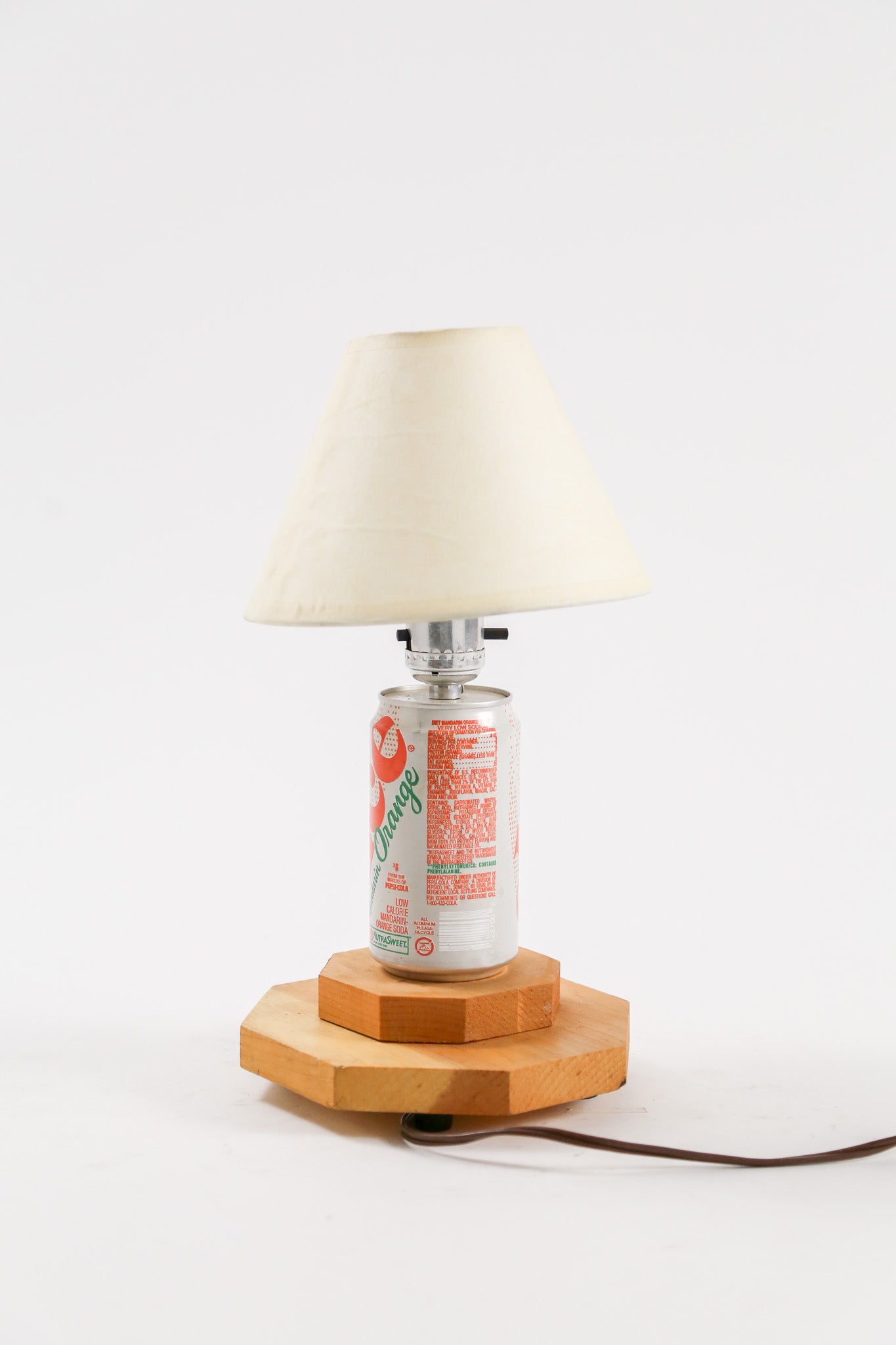 Juice Can × Wood Desk Light / ジュース缶×木製 デスクライト