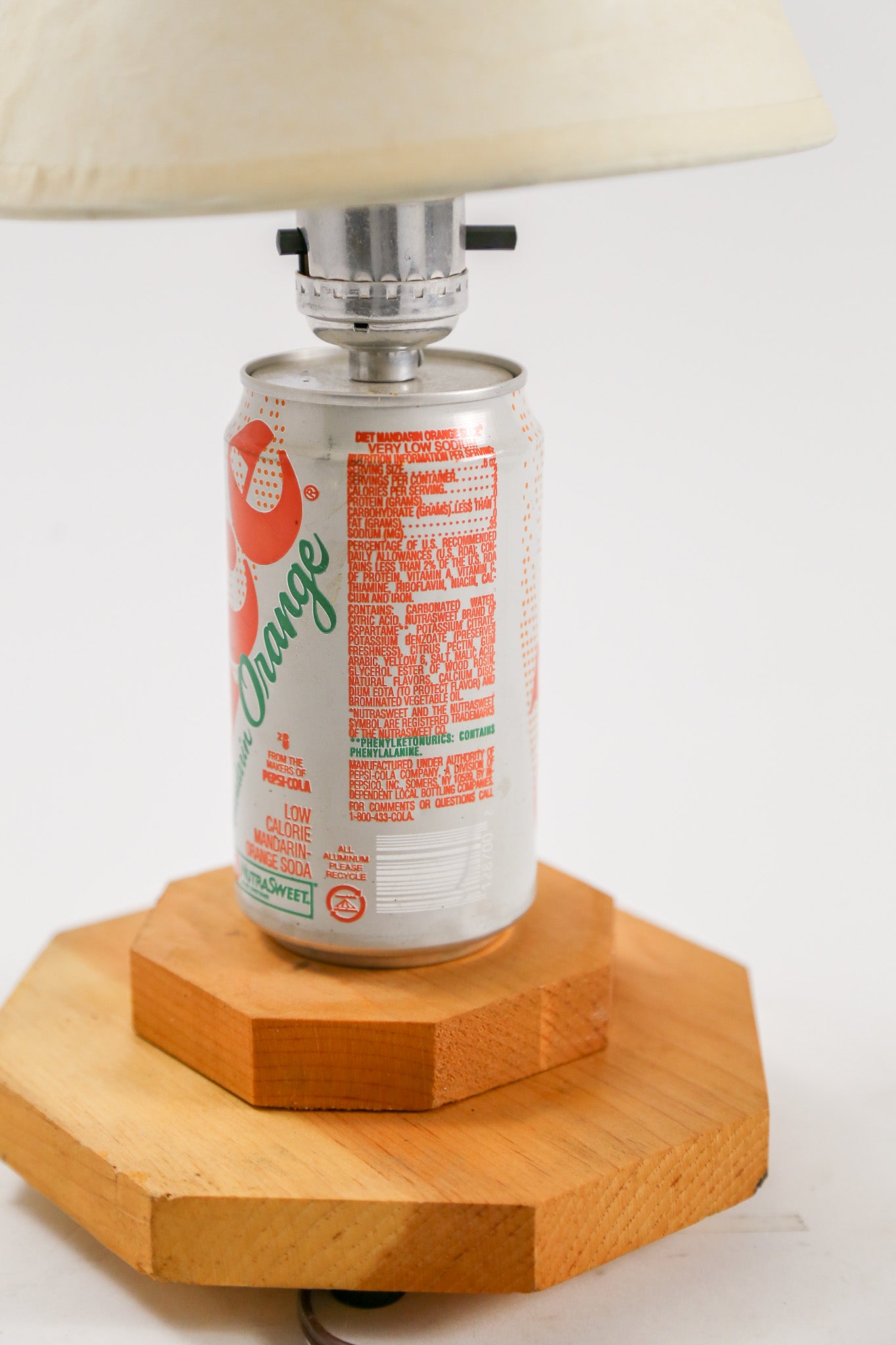 Juice Can × Wood Desk Light / ジュース缶×木製 デスクライト