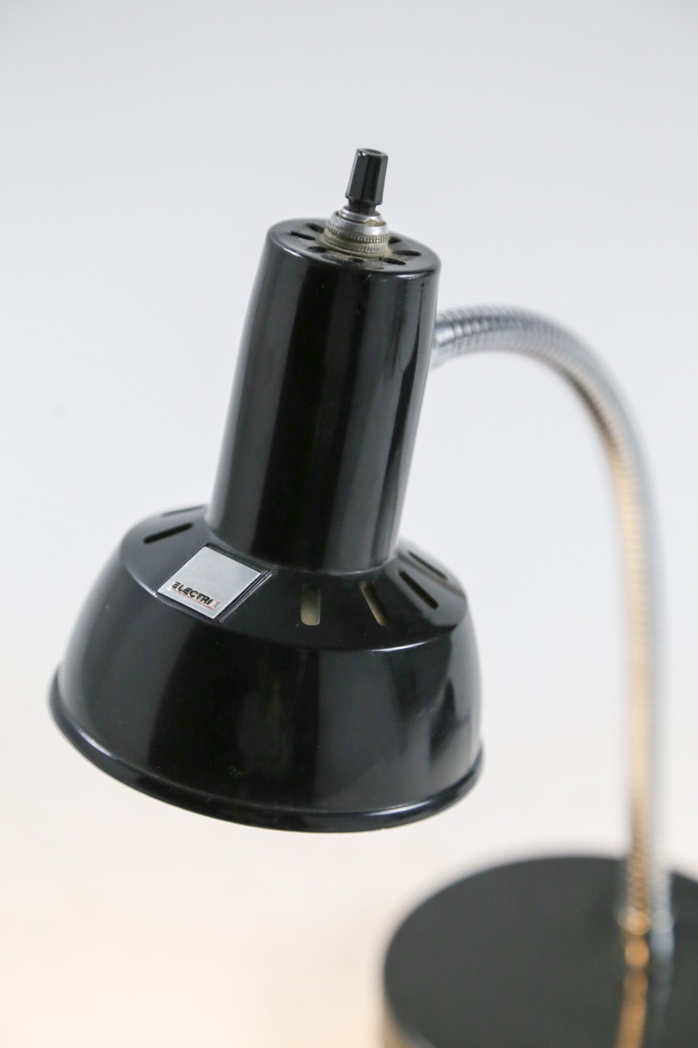 Black & Silver Gooseneck Desk Light / 黒×シルバー グースネックデスクライト