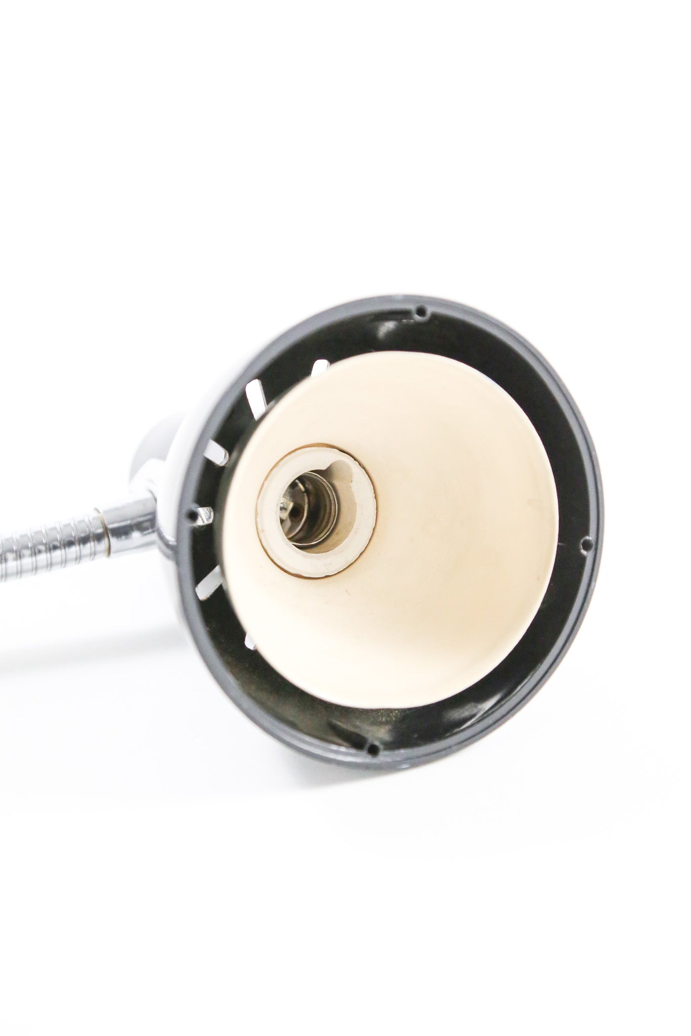 Black & Silver Gooseneck Desk Light / 黒×シルバー グースネックデスクライト