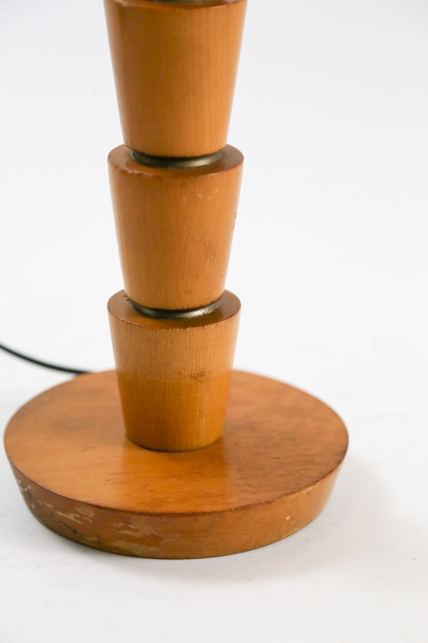 Wood Base & Paper Shade Desk Lamp / 木製ベース×紙シェード デスクライト