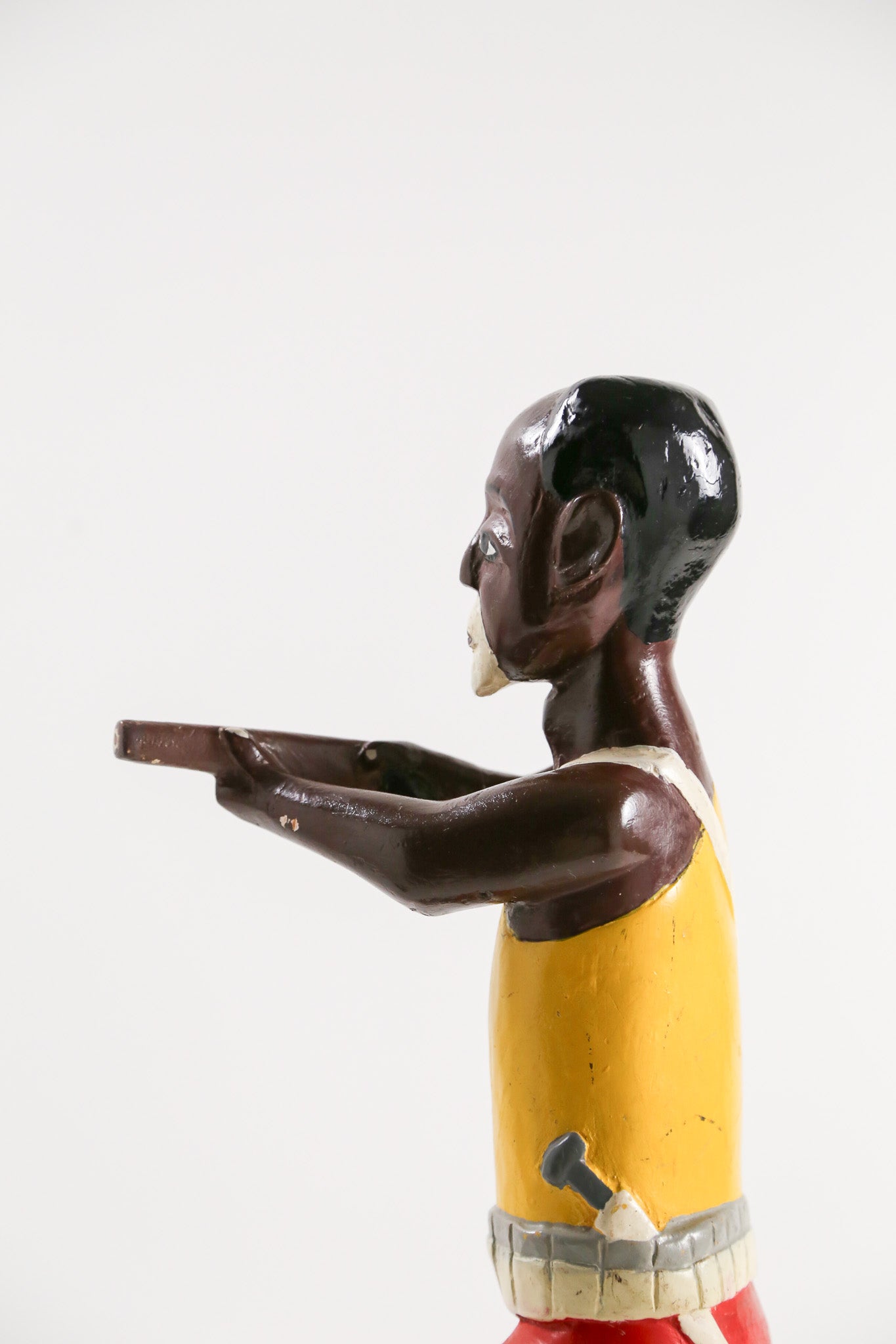 Hunting Man Wood Sculpture / 銃をうつ男 オブジェ