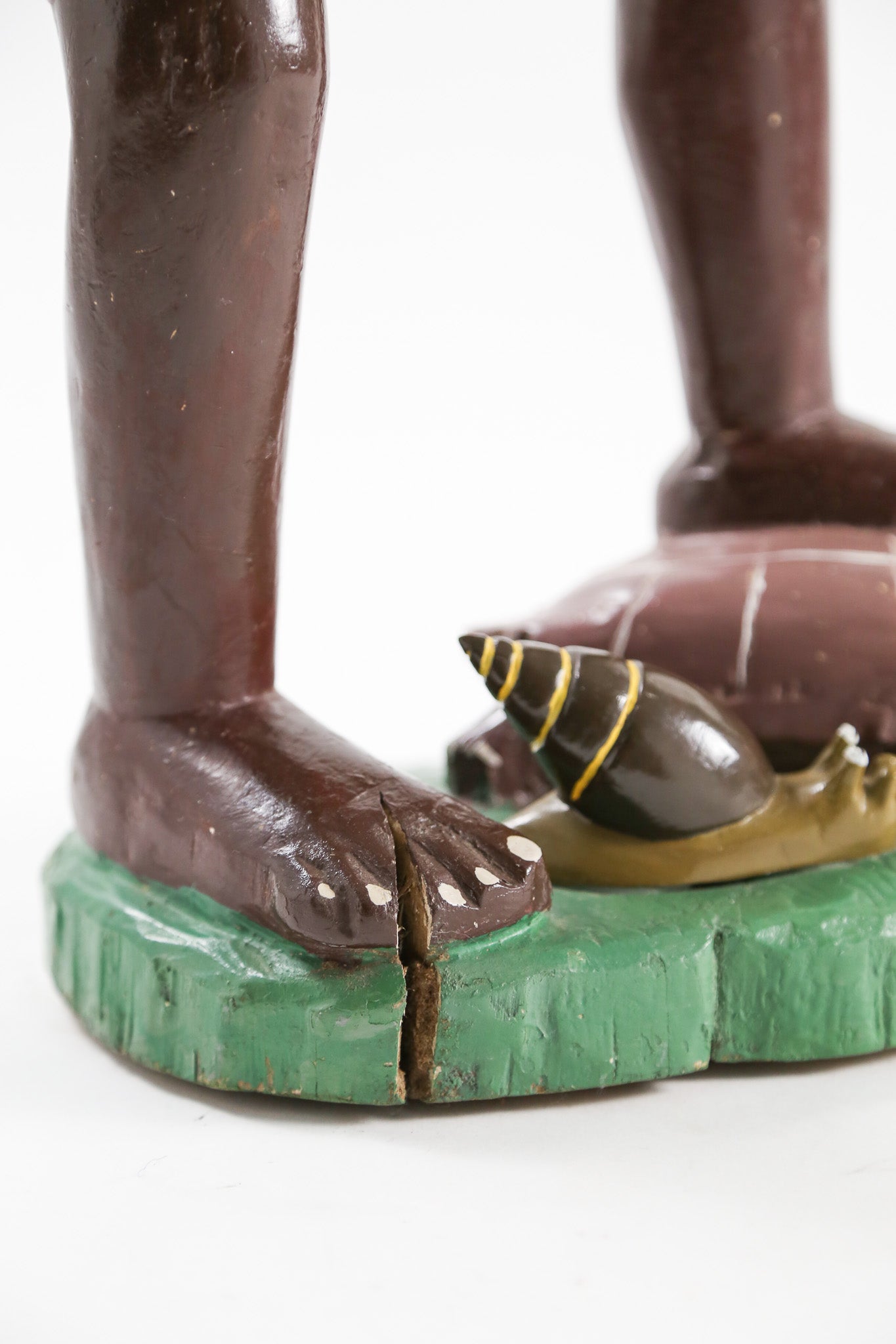Hunting Man Wood Sculpture / 銃をうつ男 オブジェ