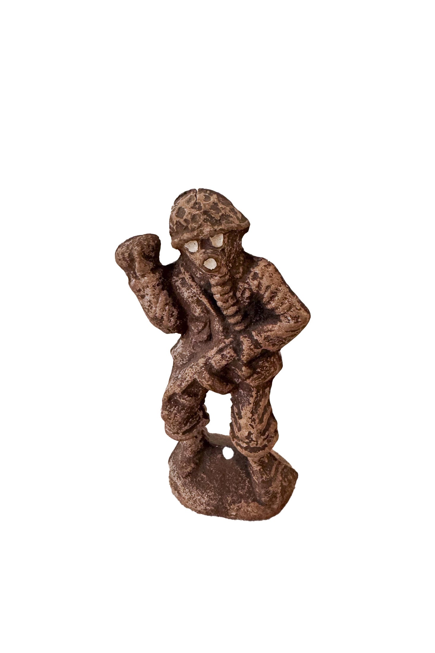 Resin Soldier Figurine with GasMask / 樹脂製ガスマスクをした兵隊