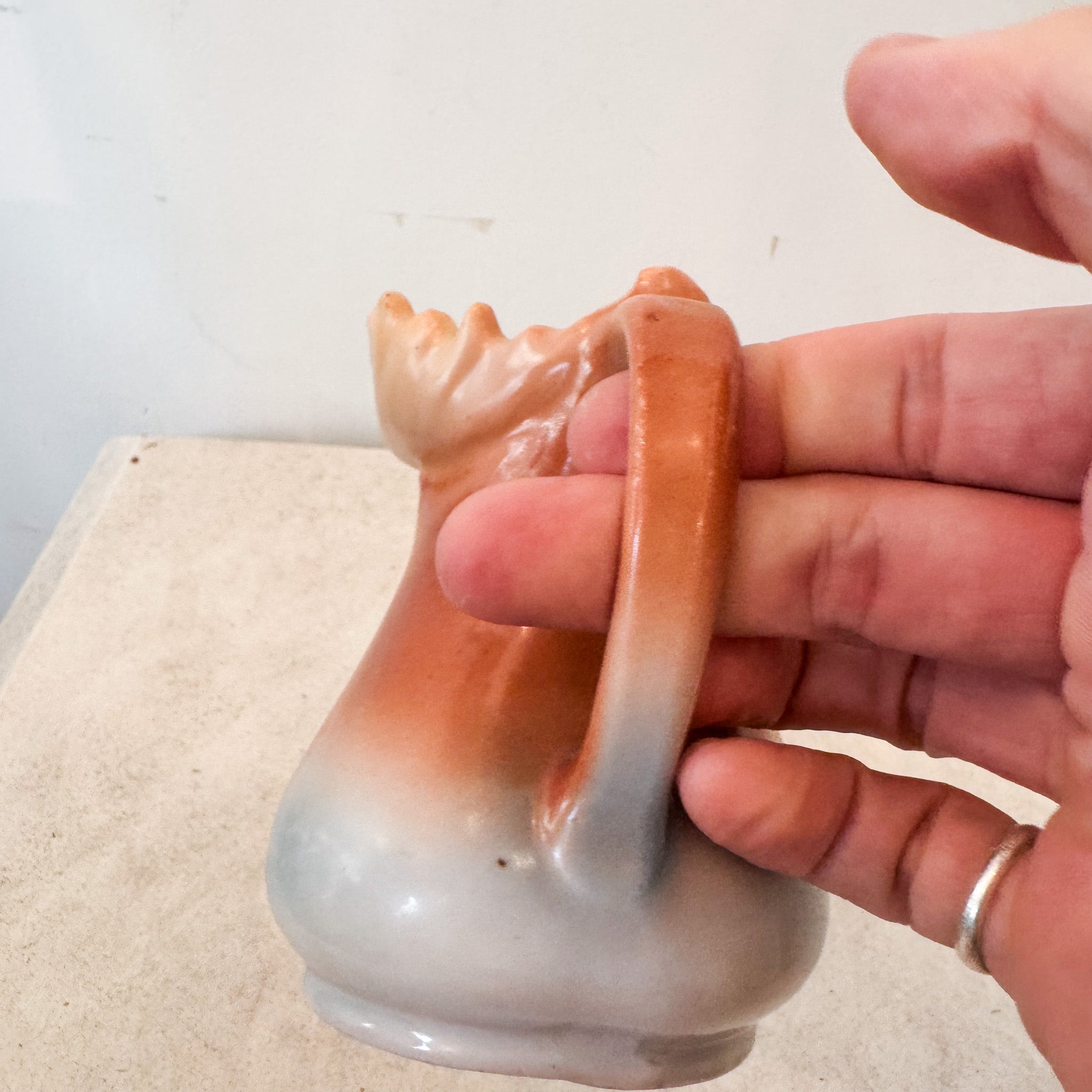 Pottery Deer Pitcher / 陶器製鹿のピッチャー