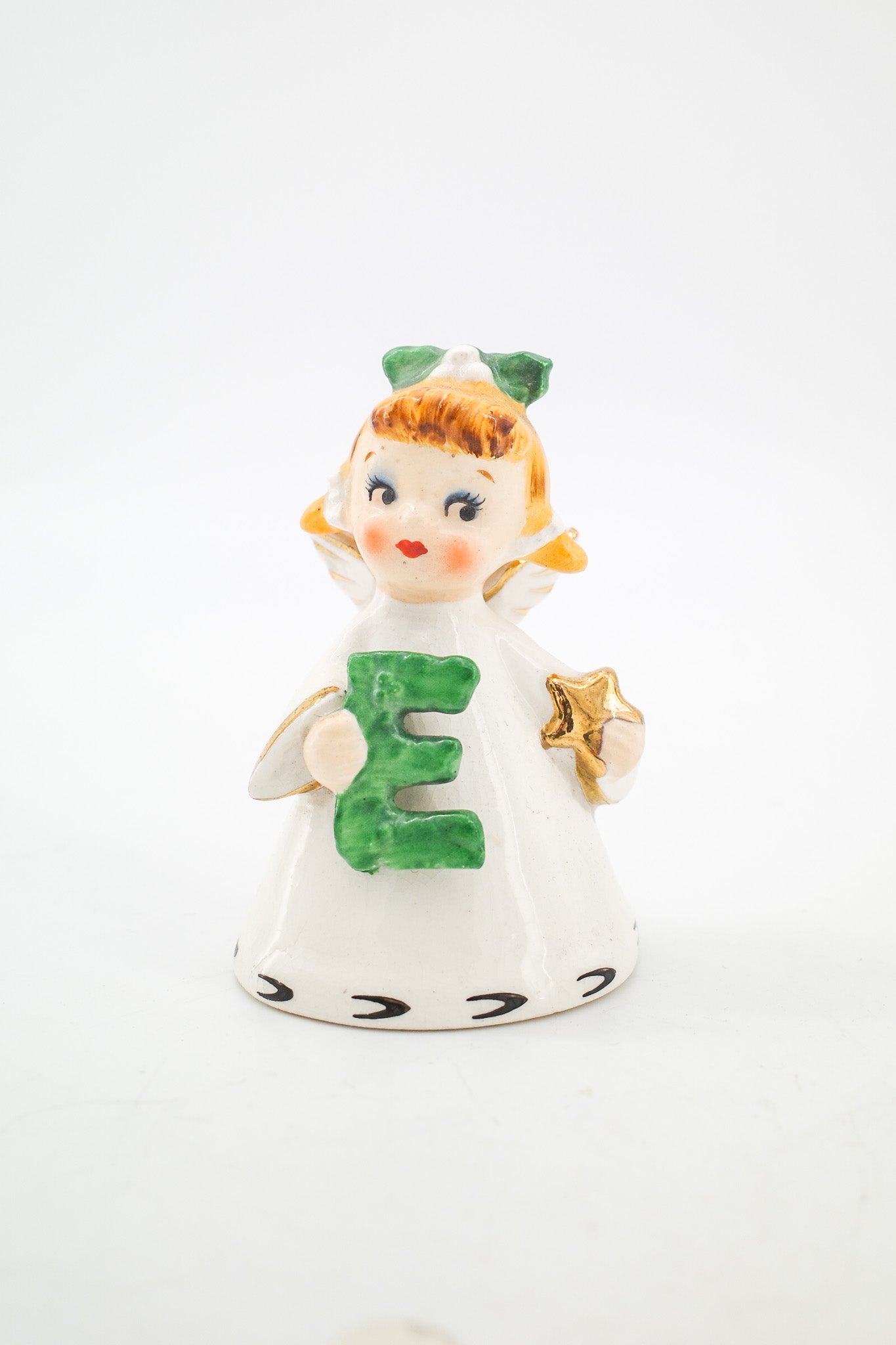Angel Figurine with Letter E / エンジェル フィギュリン（アルファベット E）