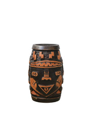 Wood Carved Face Cup / 木製顔のカップ