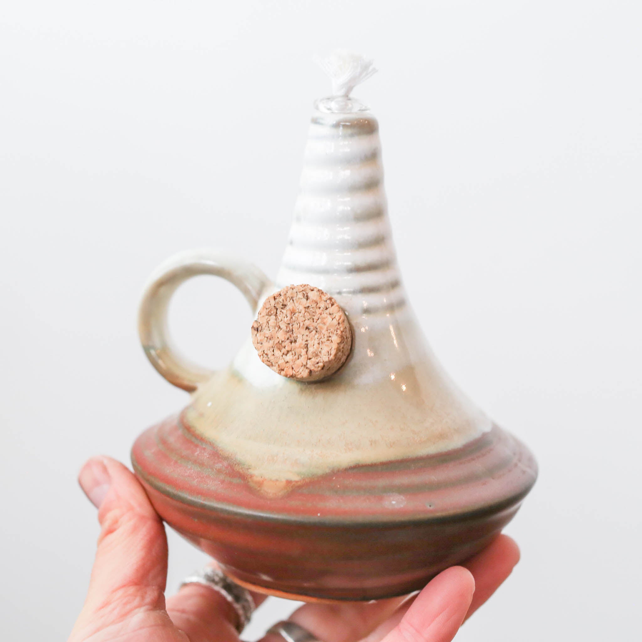Triangular Oil Lamp / セラミックオイルランプ