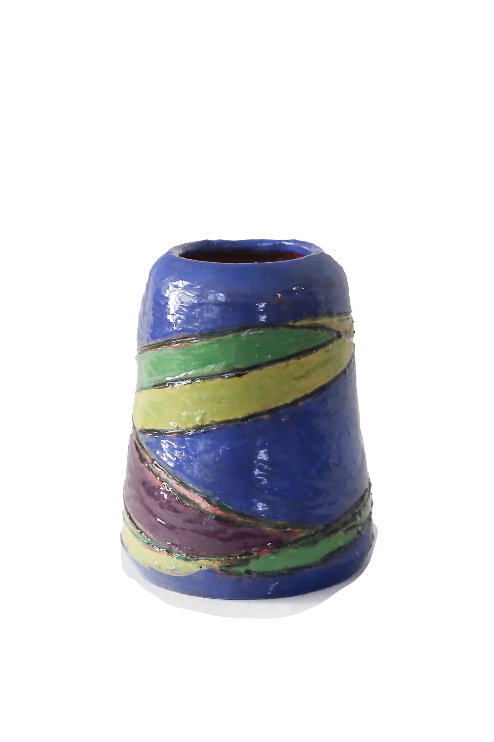Ceramic Blue Vase / セラミック青い花器