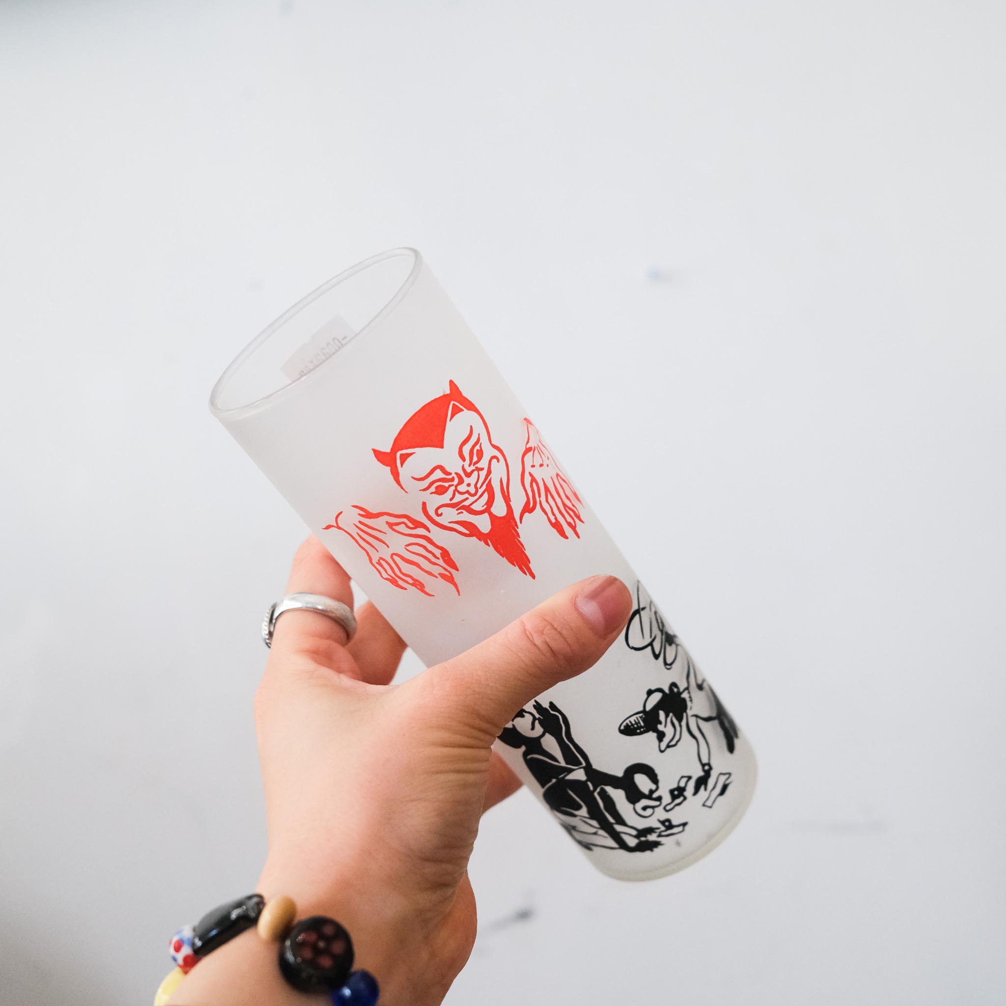 Printed Glass Tumbler / イラストタンブラー